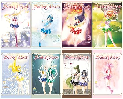 Sailor Moon Series 8 Books Set Vol. #1 Vol. #8