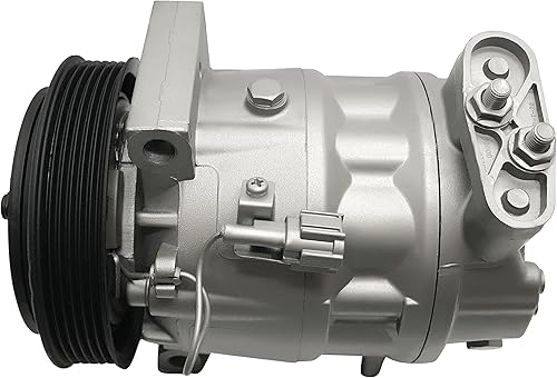 RYC Compresor de aire acondicionado automotriz y embrague de A/C FG657 (se adapta a Infiniti I35 3.5L 2002, 2003, 2004; compatible con Nissan Maxima