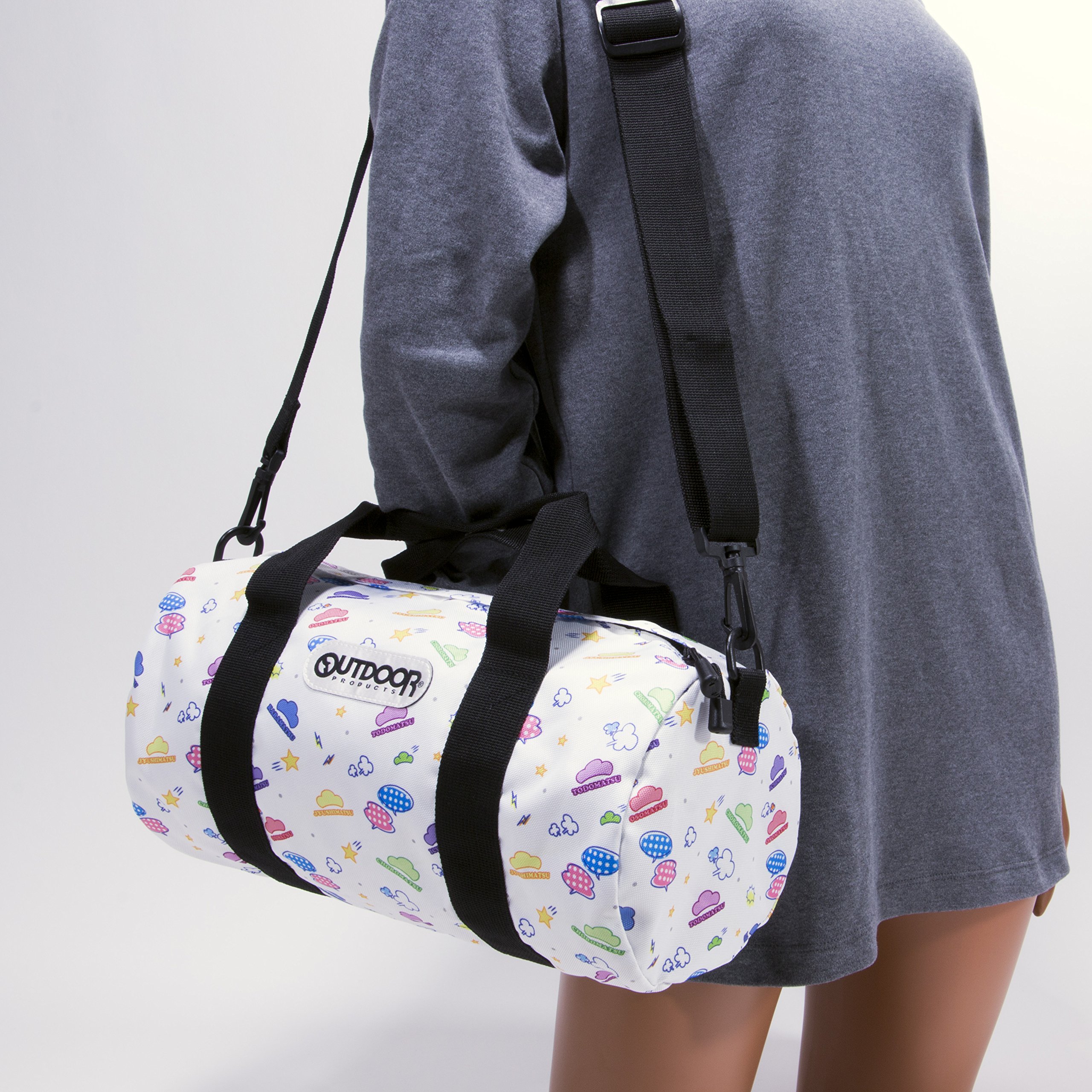 Amazon.co.jp: おそ松さん×OUTDOOR PRODUCTSドラムバッグミニ 白 