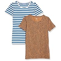 Amazon Essentials T-shirt a Maniche Corte con Vestibilità Classica (Opzioni Girocollo)