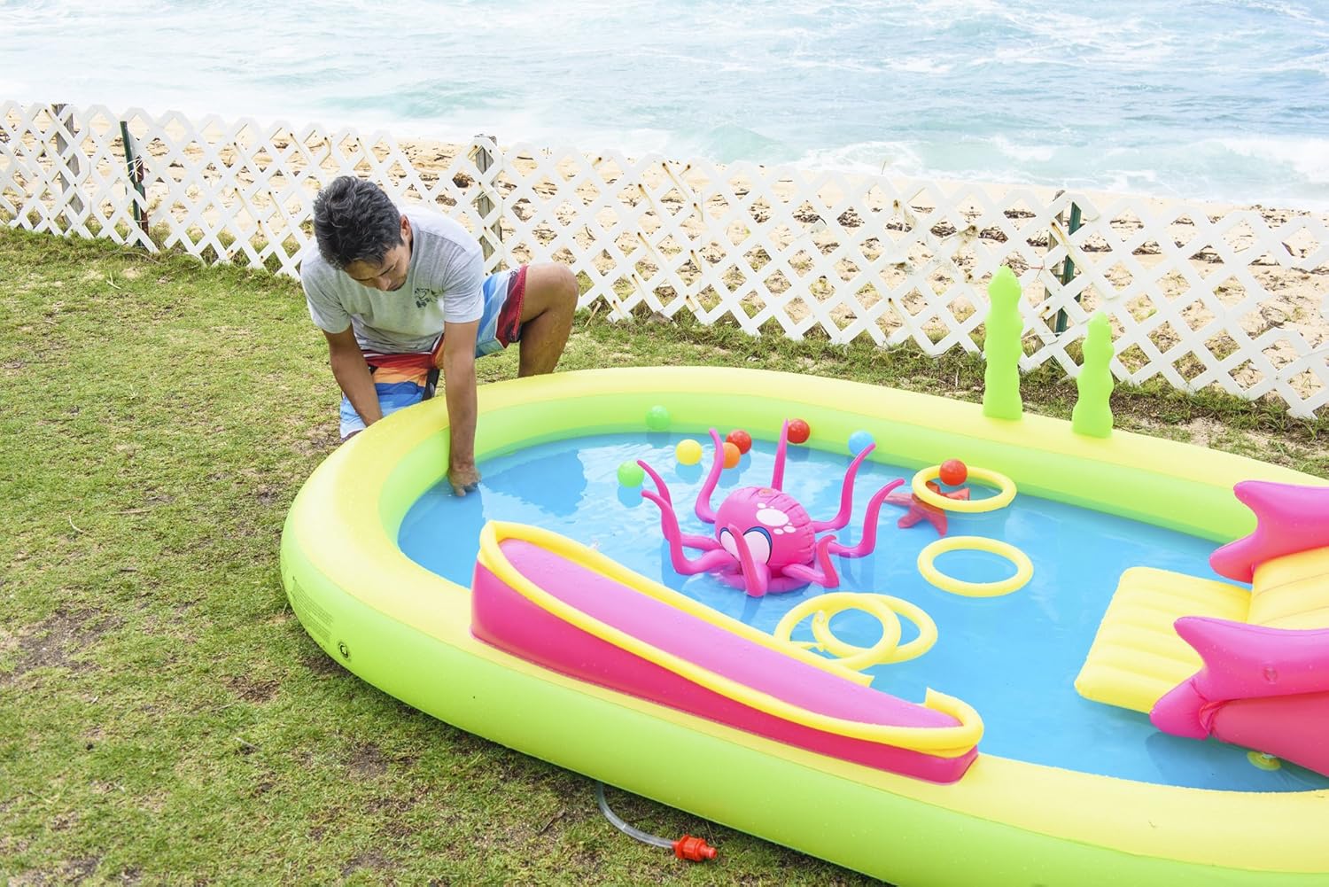 Sale 61 Off イガラシ シーアニマルプール 滑り台付きプール 家庭用プール Jl Avmap Gr
