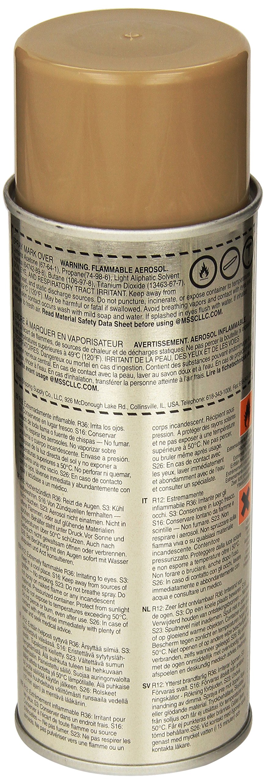 Tan Spray Stencil Ink