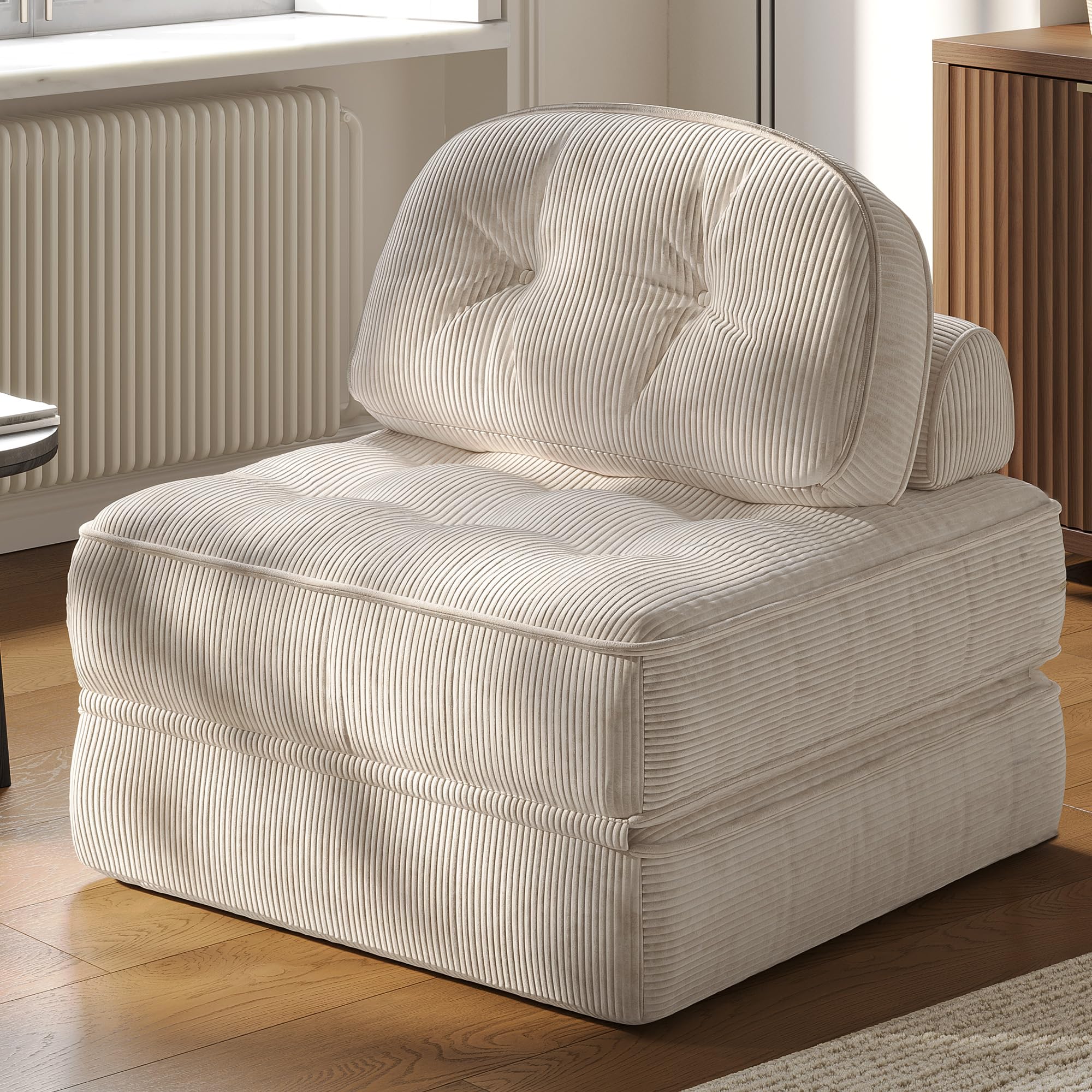 Amazon.com: Dowinx Folding Sofa Bed with Pillow, Convertible Comfy