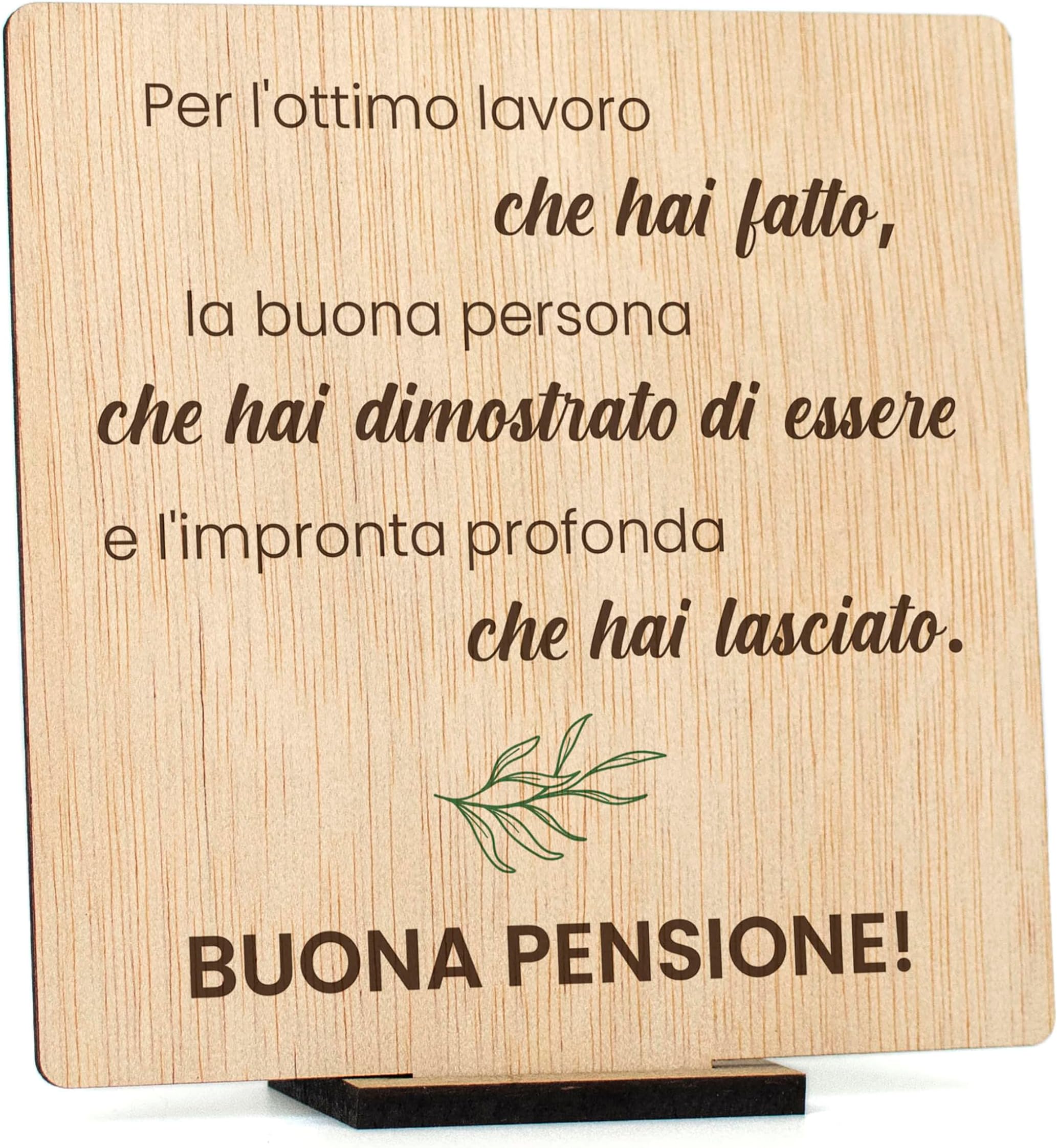 Bottiglia Auguri Pensione | 8bbot4