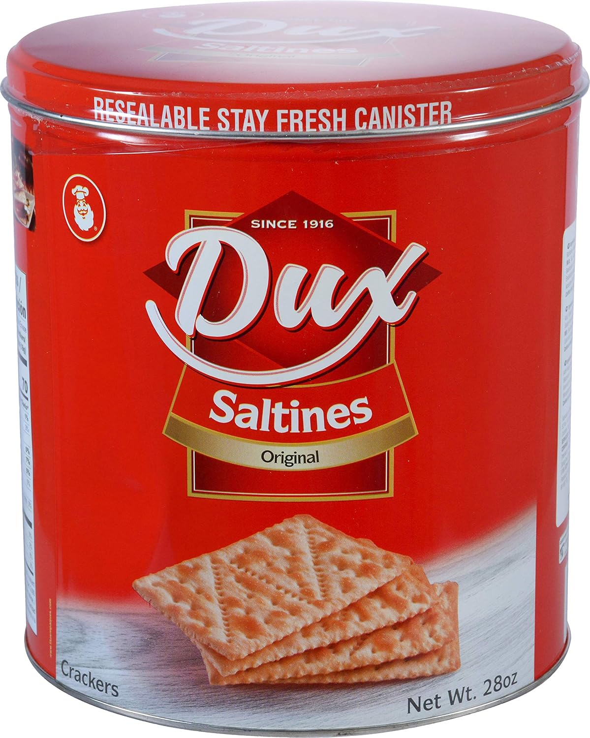 Dux Saltine Crackers Original 28 Ounce Dux Saltine Crackers Original 28 Ounce