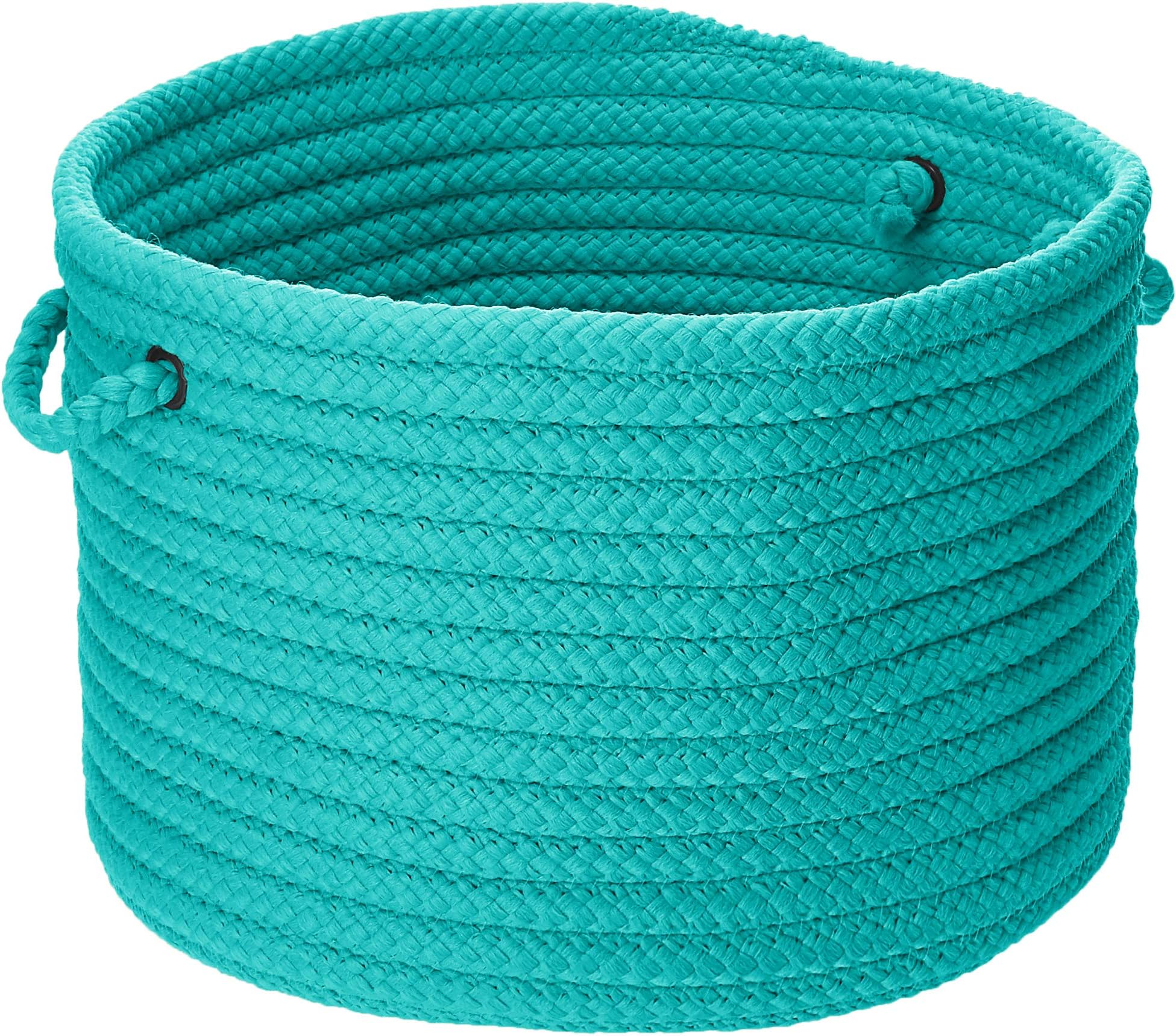 Colonial MillsSimply Home Solid Utility Basket, 24 by 14-Inch, Turquoise