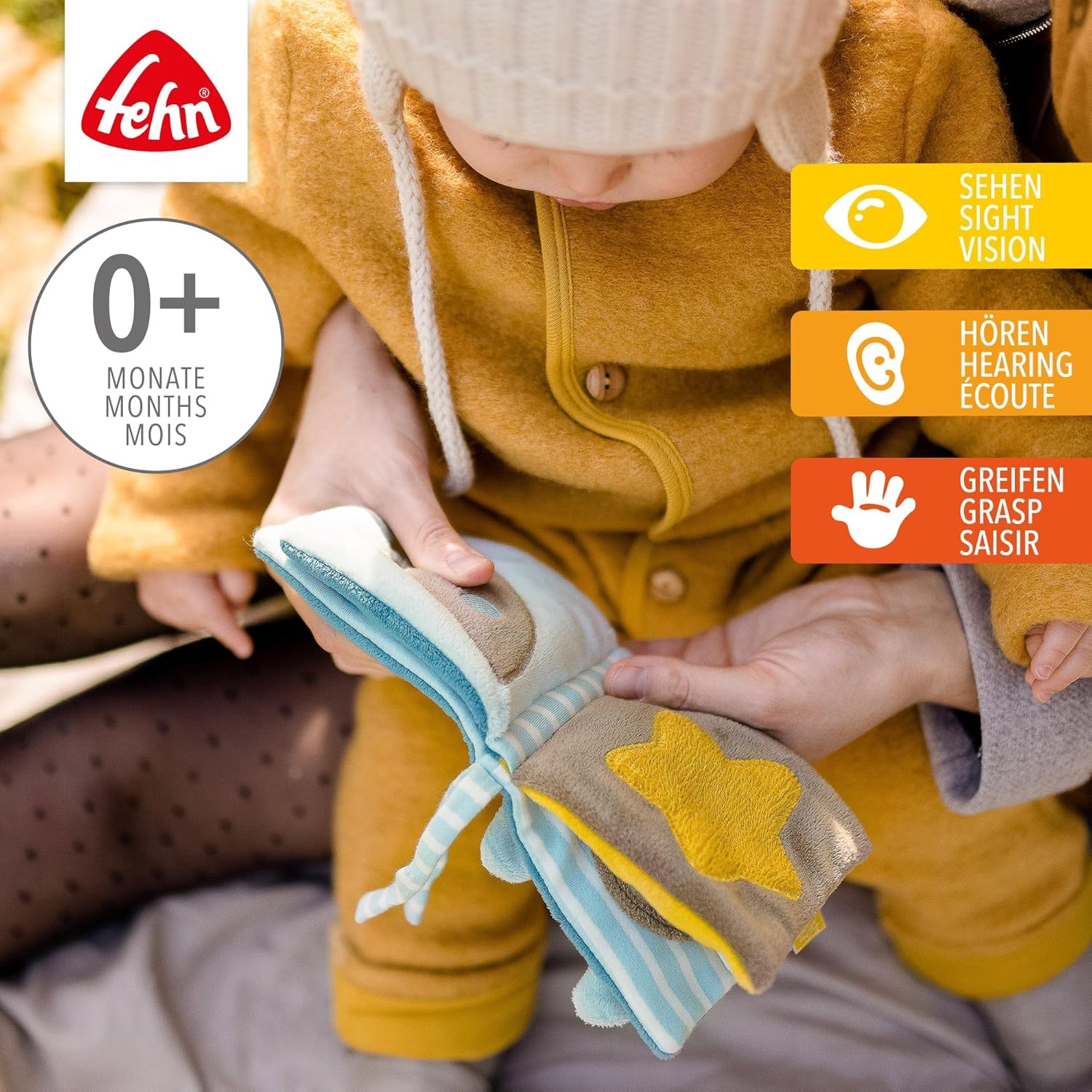 Fehn Little Castle Collection Bat Soft Picture Book