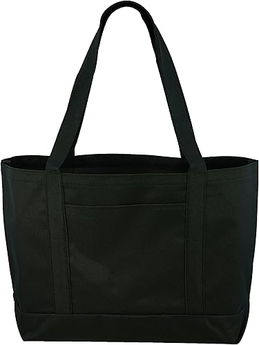 Tote de uso diario con bolsillo externo y manijas largas hasta el hombro