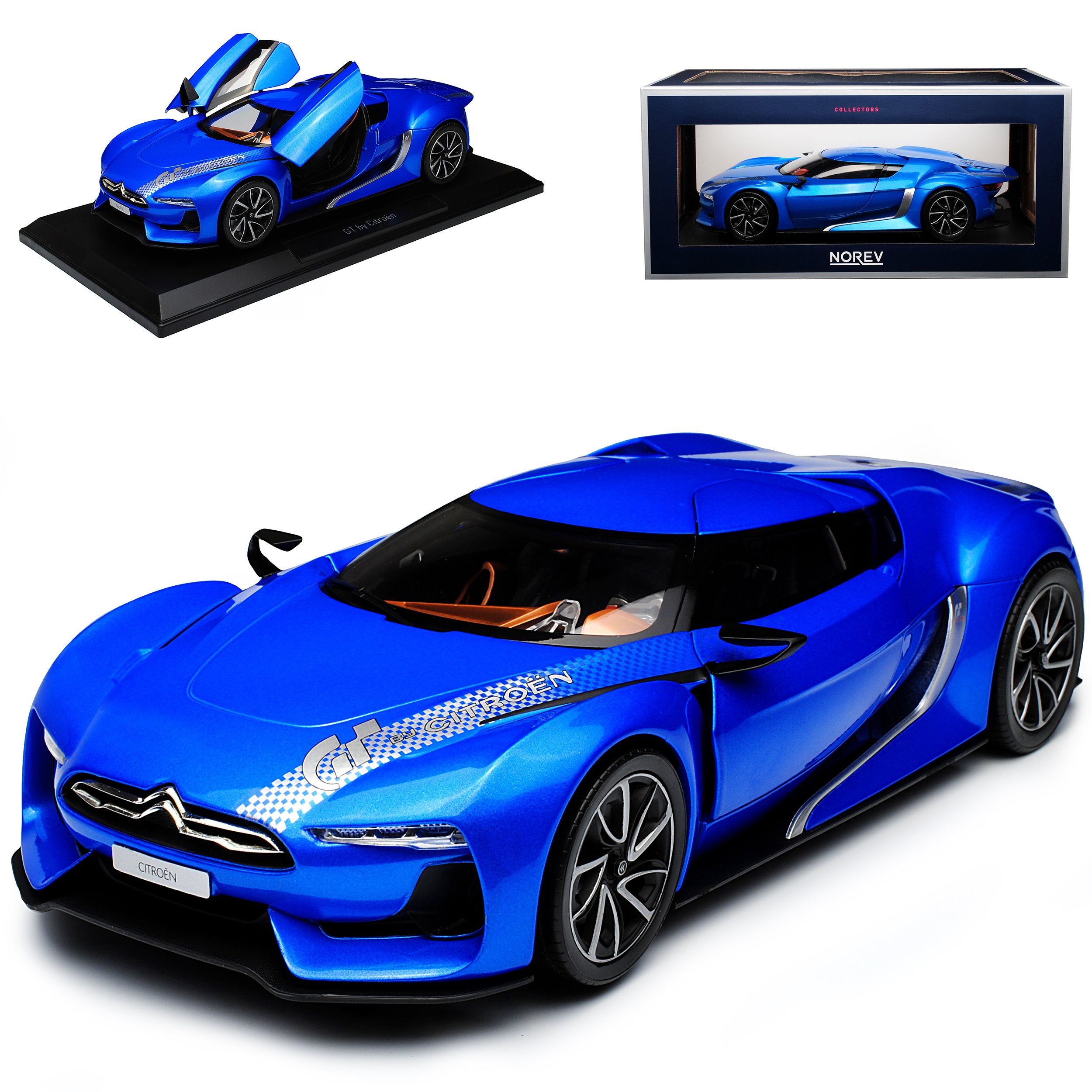 Norev Citroen GT Coupe Blau Konzept Studie Paris Salon Automesse 