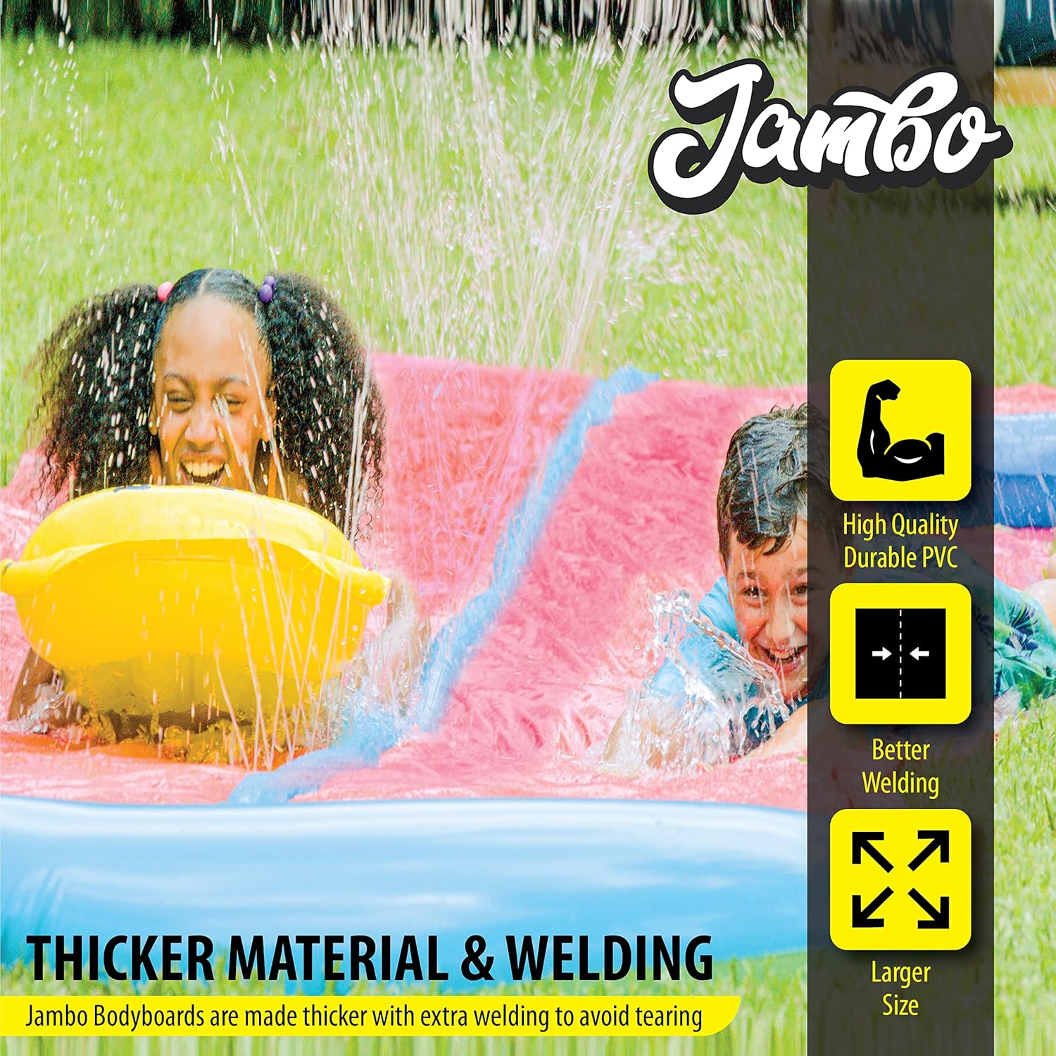 JAMBO 2 Pack Replacement Boards for Slip Splash and Slide