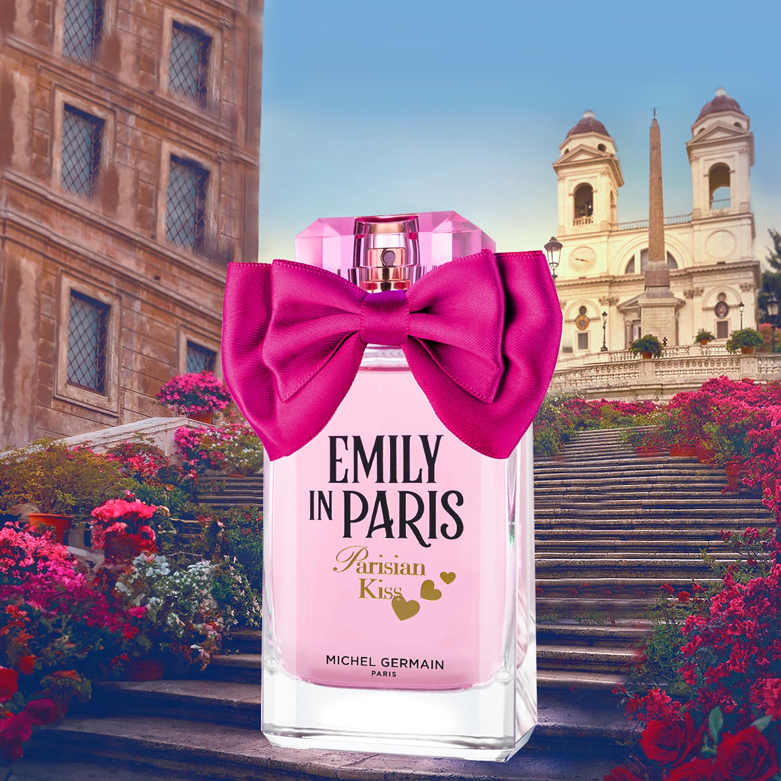 Emily In Paris - Parisian Kiss Eau De Parfum, Fragancia Floral y Afrutada Con Limón Italiano, Vainilla Cremosa Y Ámbar, Un Perfume De Mujer Romántico, Chic Y Seductor Para Ella, 100 ml