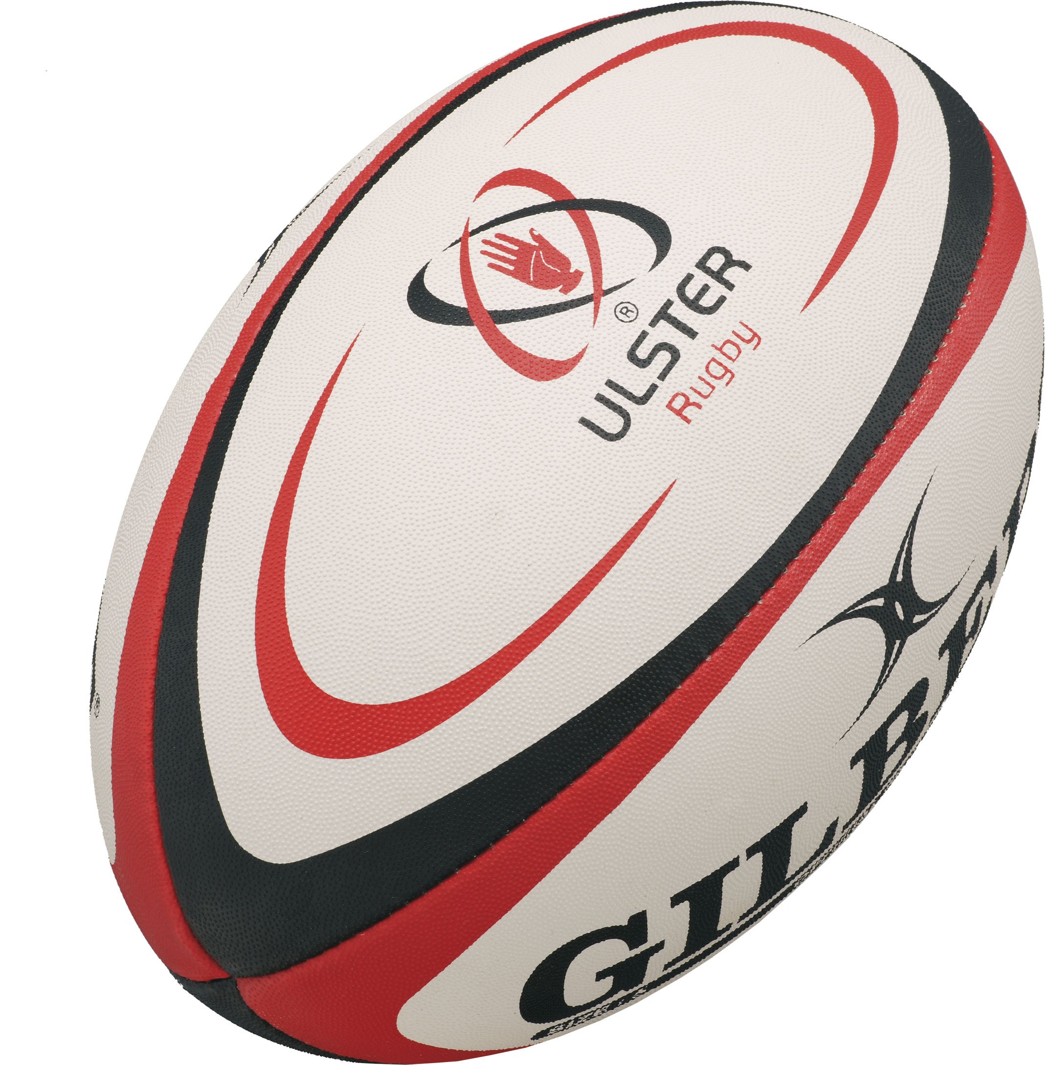 Ulster Official Replica Rugby Ball - White/Red - size 5