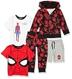 Disney | Marvel | Star Wars Boys and Toddlers' Outfit Sets (Previously Spotted Zebra), Pack of 5