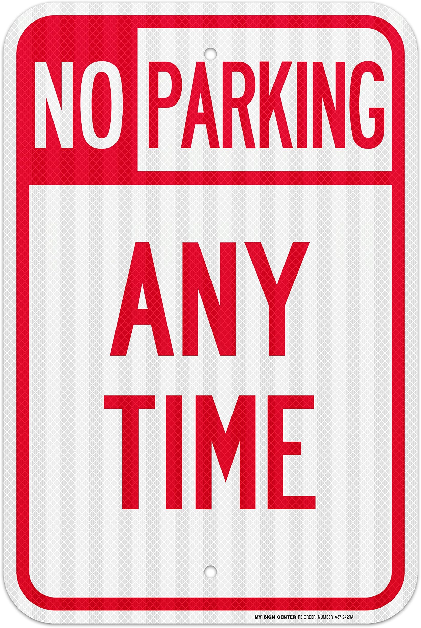 Amazon.com: No Parking Anytime Sign, 12