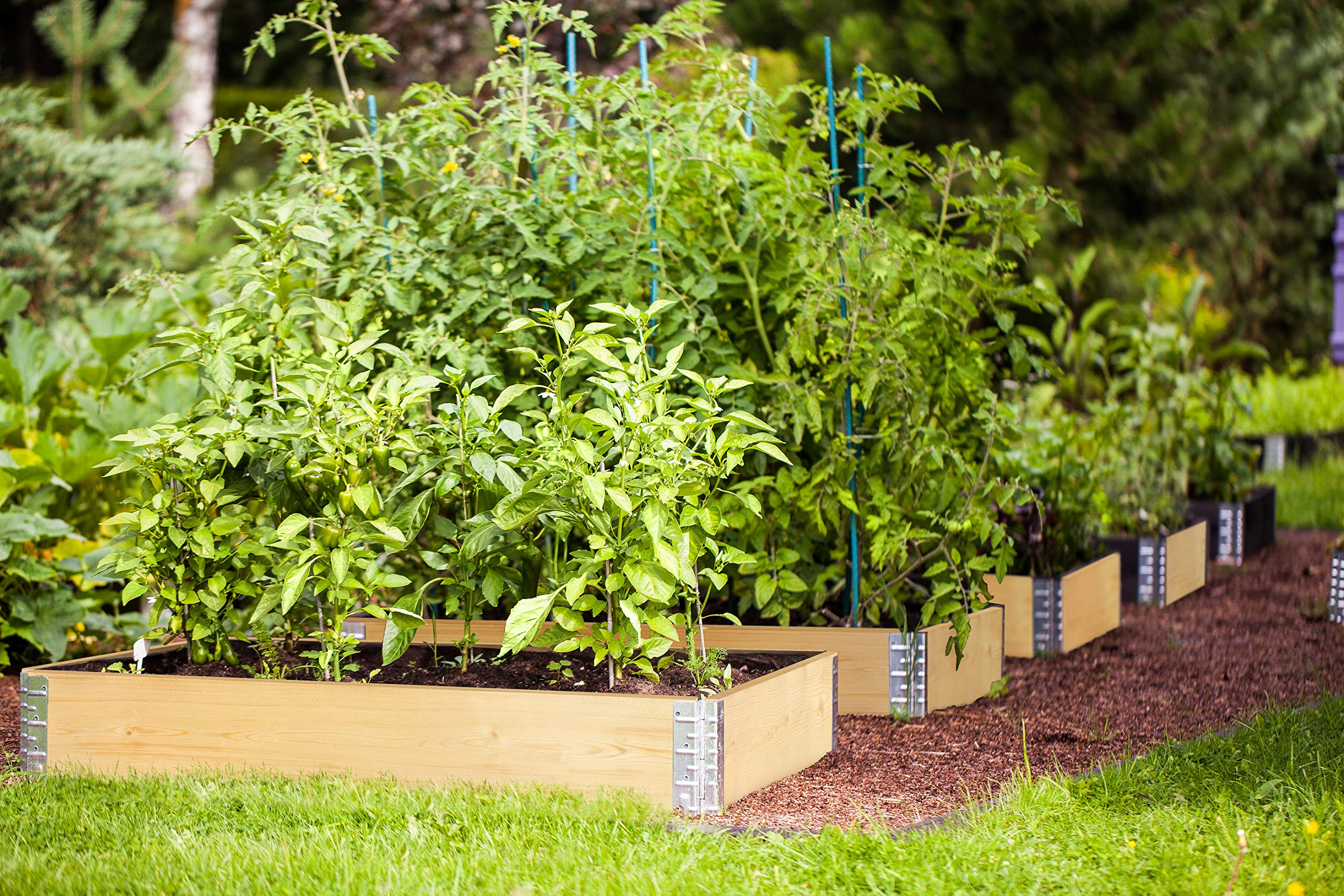 FARMERS FUN raised bed frame garden bed can be extended to any height