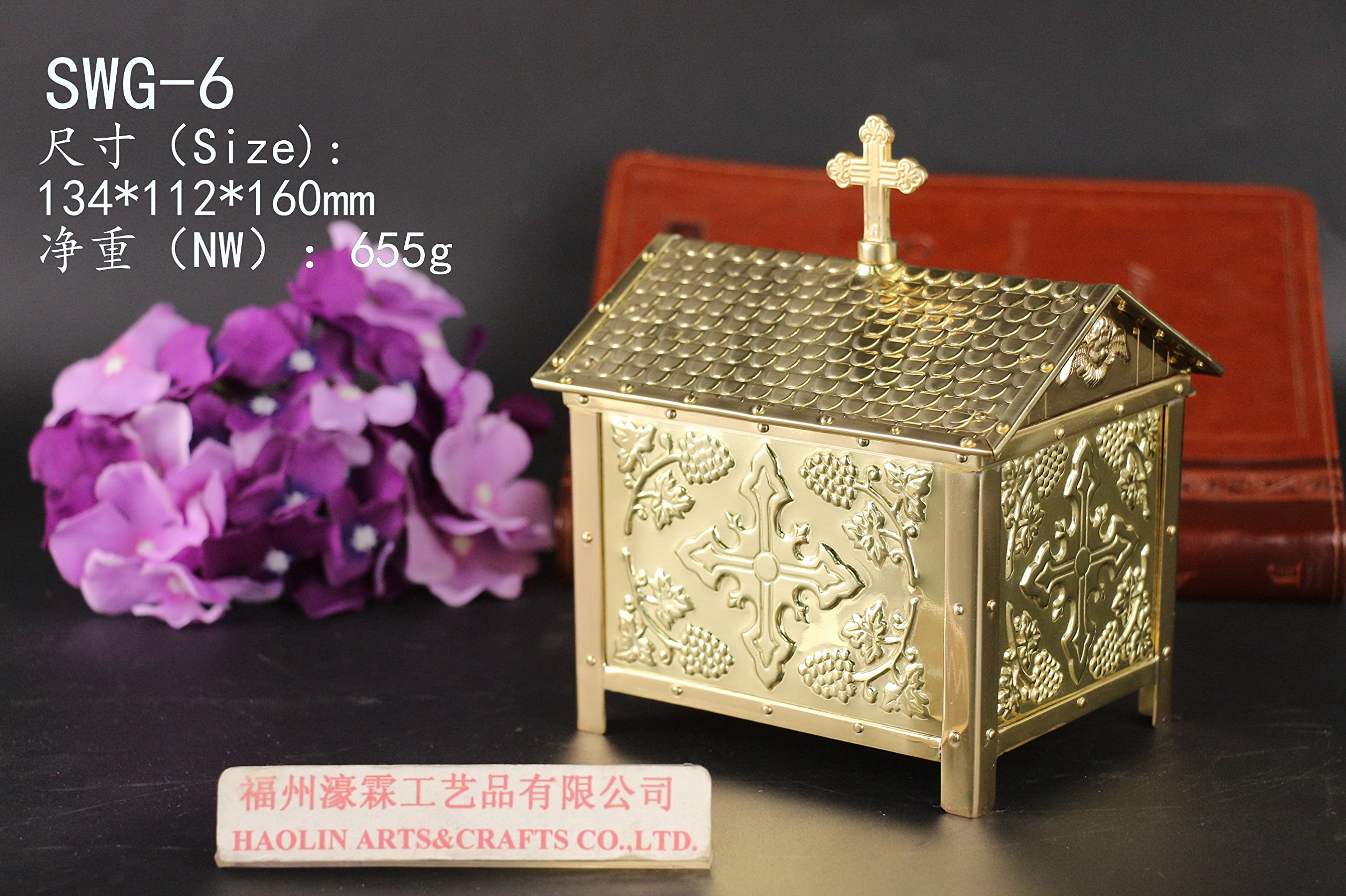 Buy HaoLin Traditional Tabernacle Key Box Relic Box Newly Finished SWG