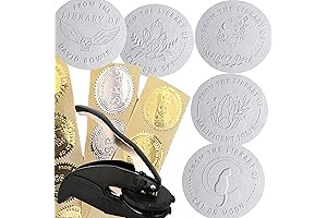 Custom Book Embosser: Magick Celestial Library of Stamp