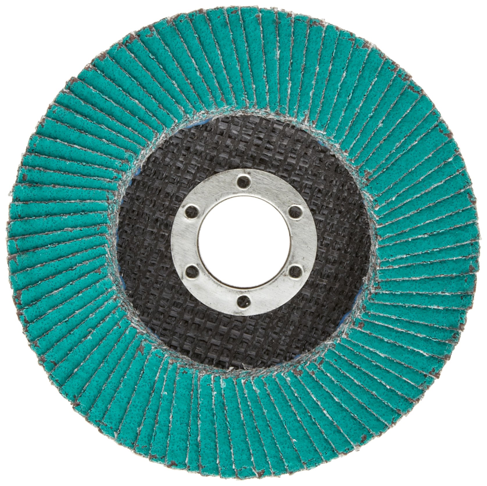 3M Flap Disc 577F - 60 Grit Aluminum Zirconia - Type 27 Angle Grinder Disc - High Pressure Grinding Disc - 4.5