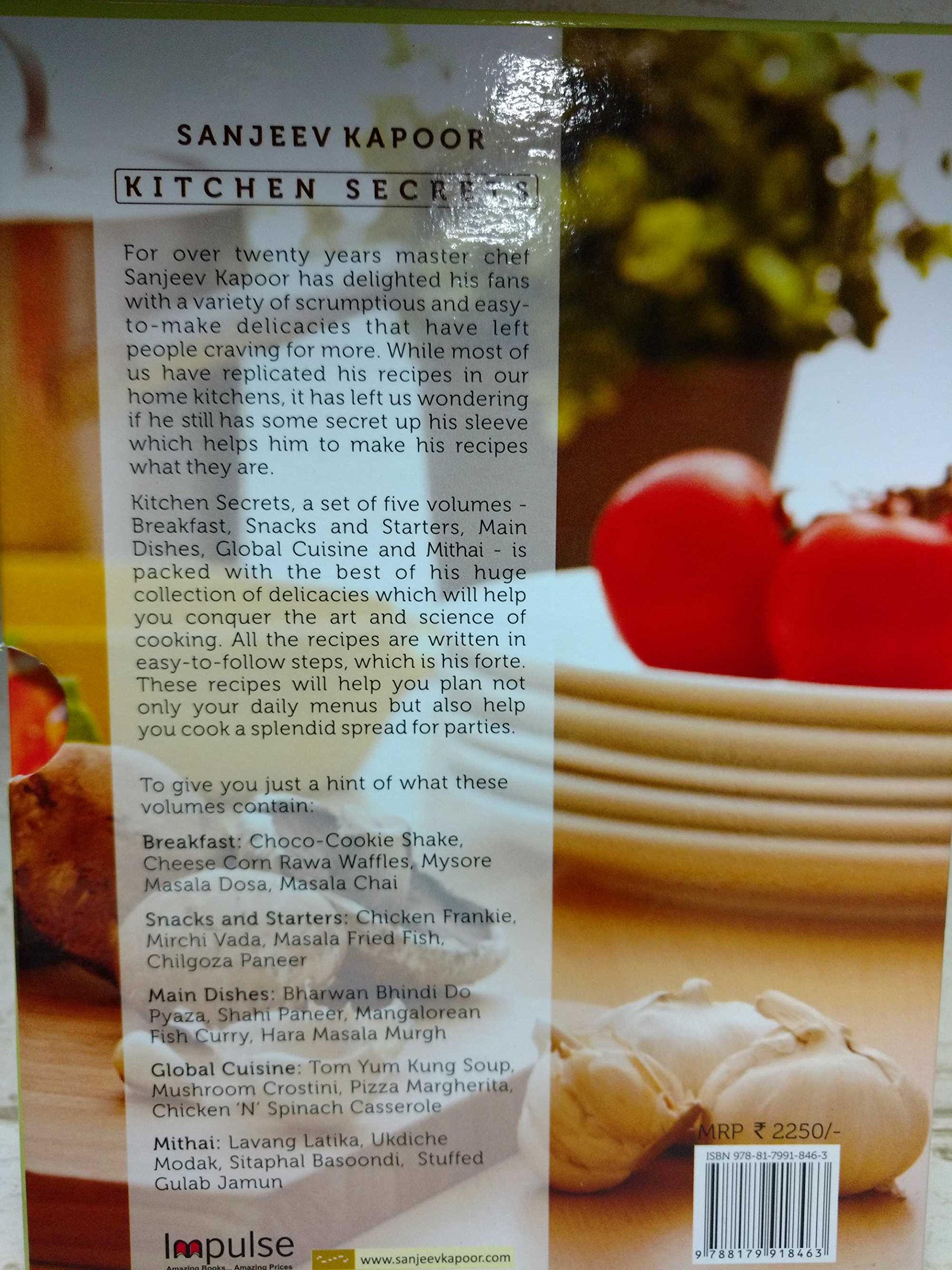 Sanjeev Kapoor Kitchen Secrets A Set Of Titles First