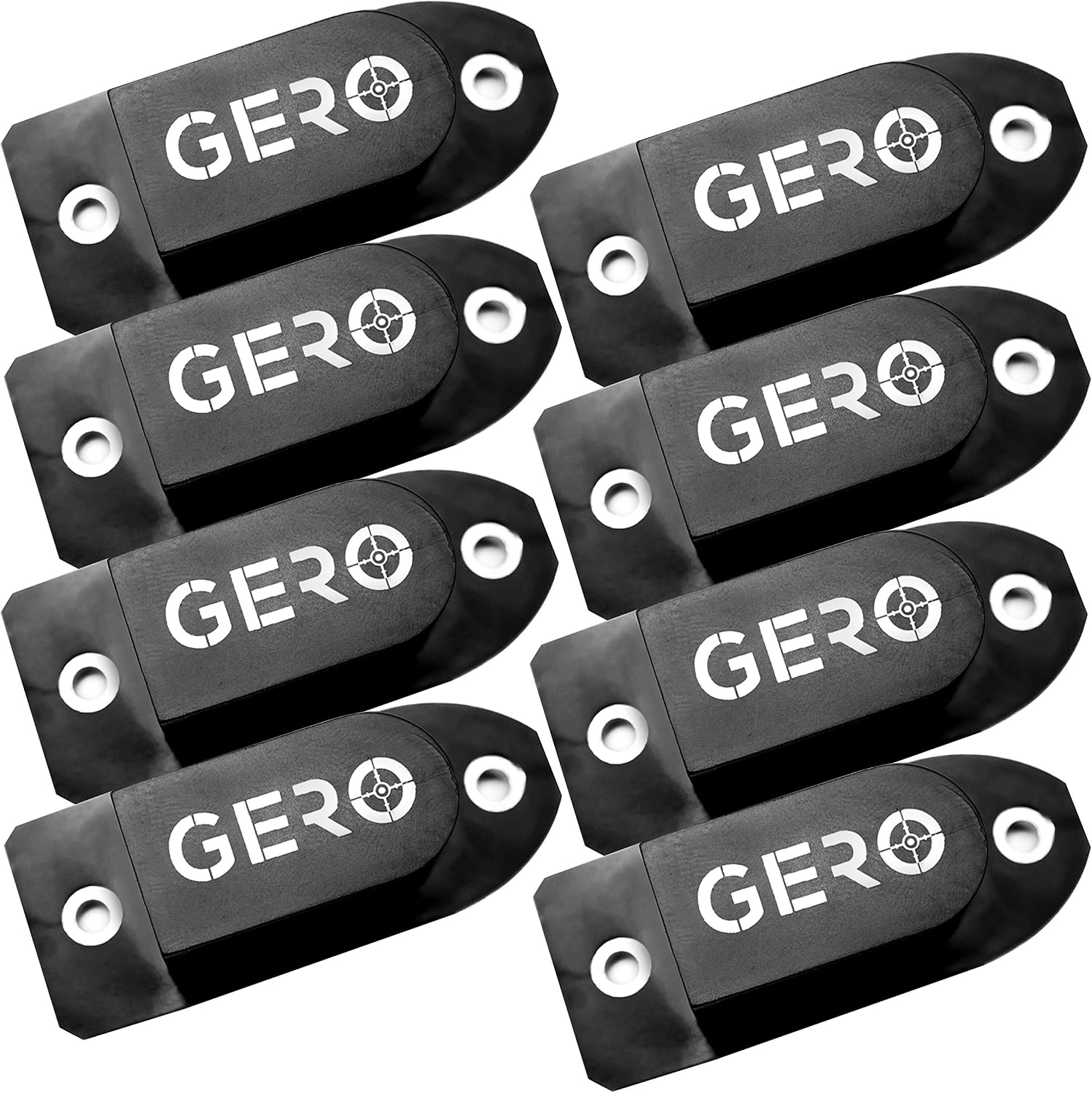 GERO Tactical Quick Draw Gun Magnet Concealed Rifle & Shotgun Magnetic Holder Perfect as a Wall Mount Bed Mount Vehicle Car Gun Holder Mount in a Display Case for Fast Draw 8Pack