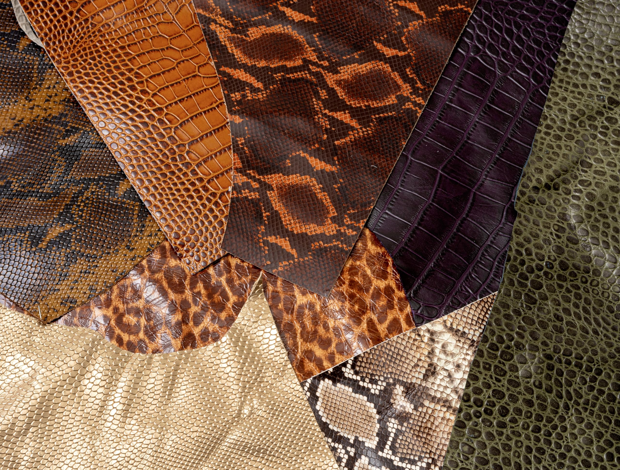 Fai Da Te Borse Accessori Kg Ritagli Vera Pelle Italiana Nera