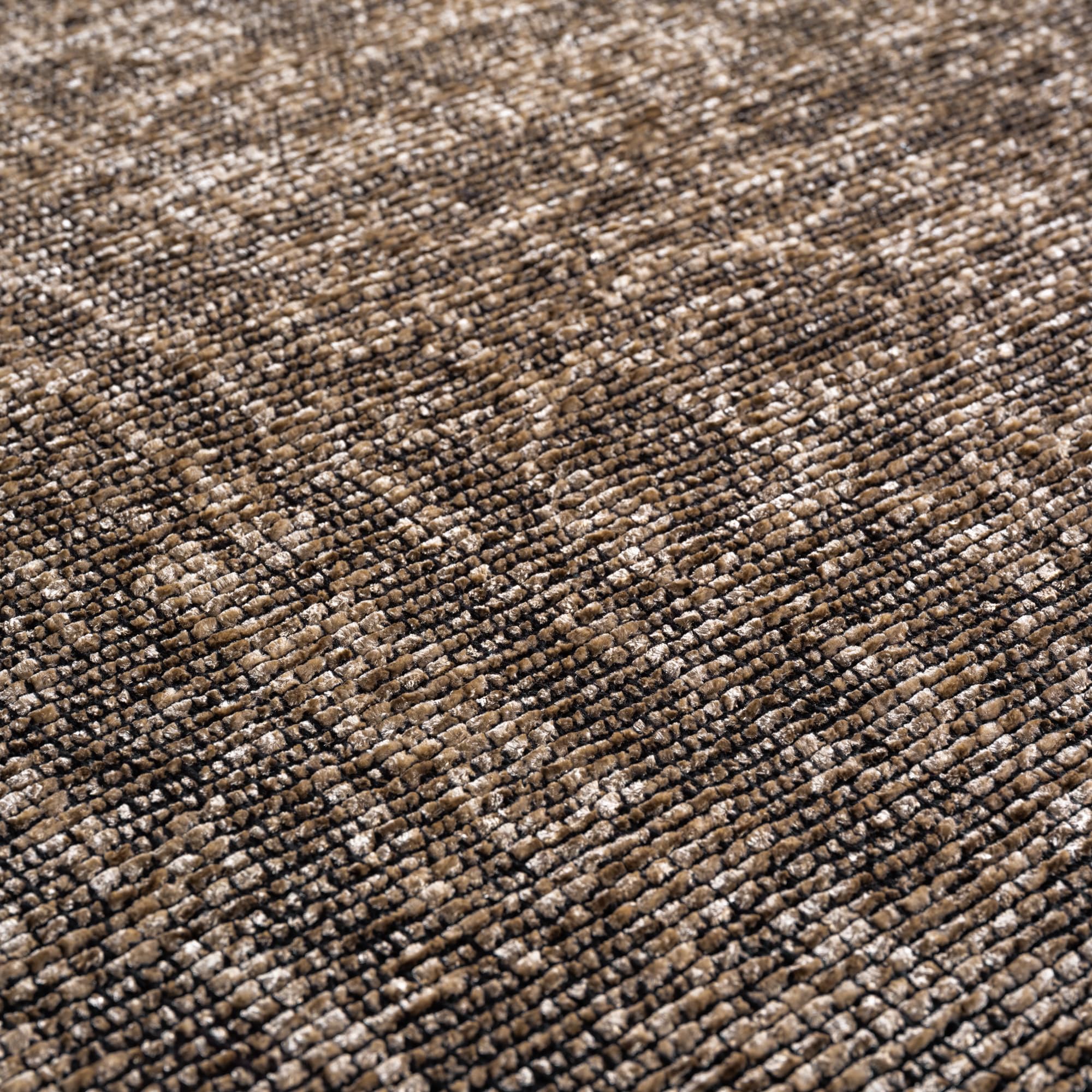 SIMPEX, Baumwolle Teppich Läufer Beige 80x250 cm - Waschbar, Boho-Stil, Vintage Kelim, Kurzflor, rutschfest & Weich, Einfarbig Meliert, Für Küche, Schlafzimmer & Flur