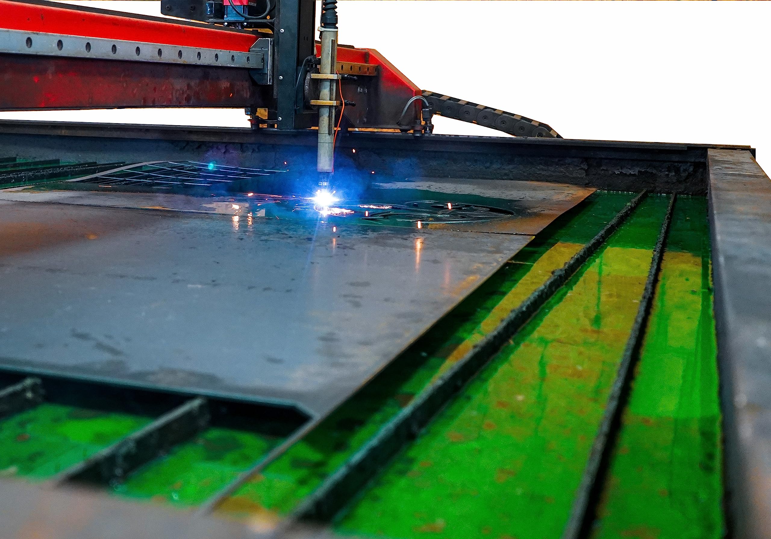 Clean Cut | Plasma-Table Cutting Coolant | Premium Ultra-Concentrated | Green Color (5 Gallon)