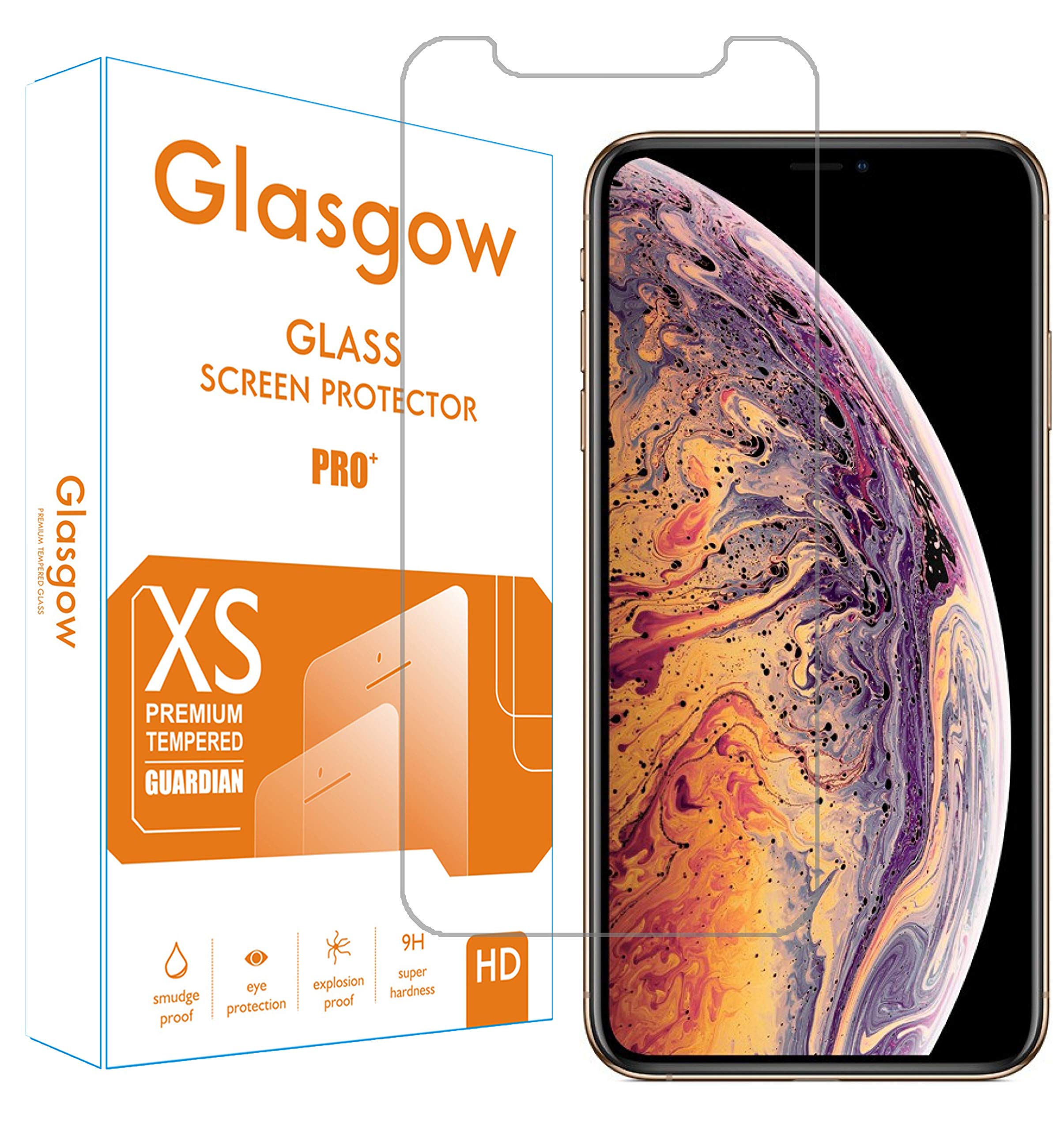 Glasgow Screen Protector for Apple iPhone 12 Pro Max [Tempered Glass Guard] [Gorilla] Easy Installation [Anti FingerPrint] (B08R8VNK3X) Amazon Price History, Amazon Price Tracker