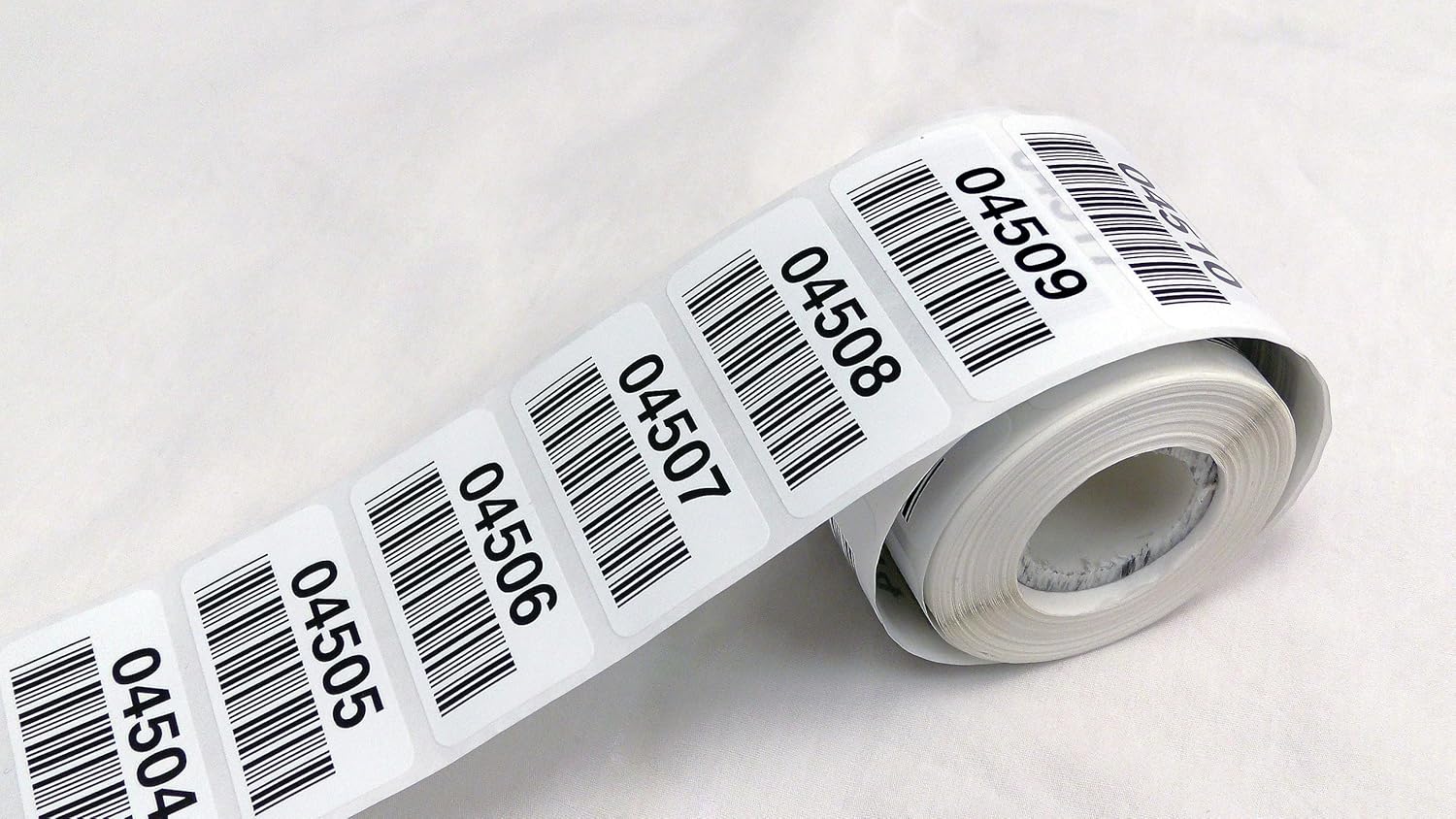 PrePrinted Consecutively Numbered Labels Sticker with Bar