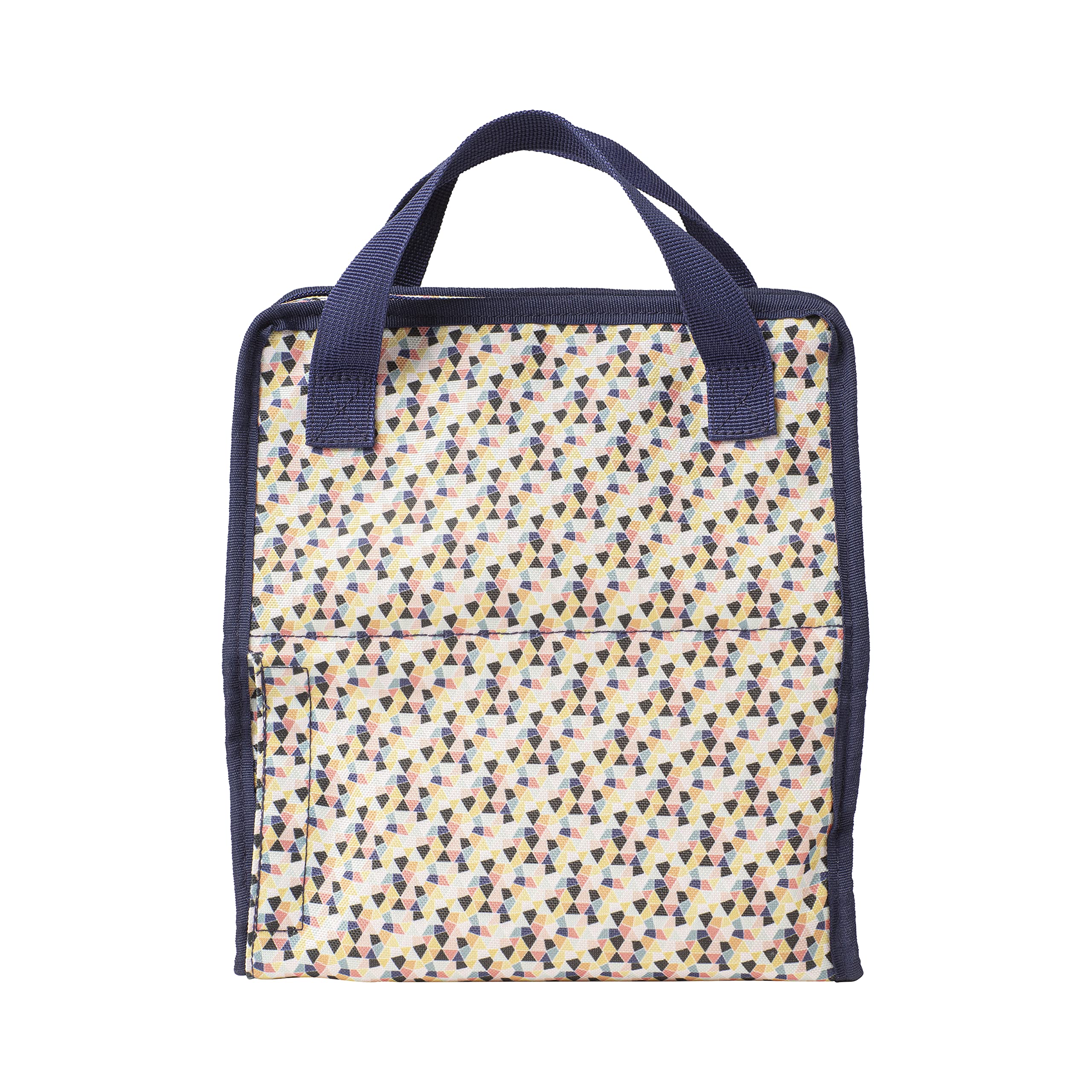 Dr. Brown's Fold & Freeze Flaschentasche, isolierte Reisetasche für Babyflaschen, Aufbewahrung von bis zu 6 Flaschen, mehrfarbig, geometrisch, BPA-frei
