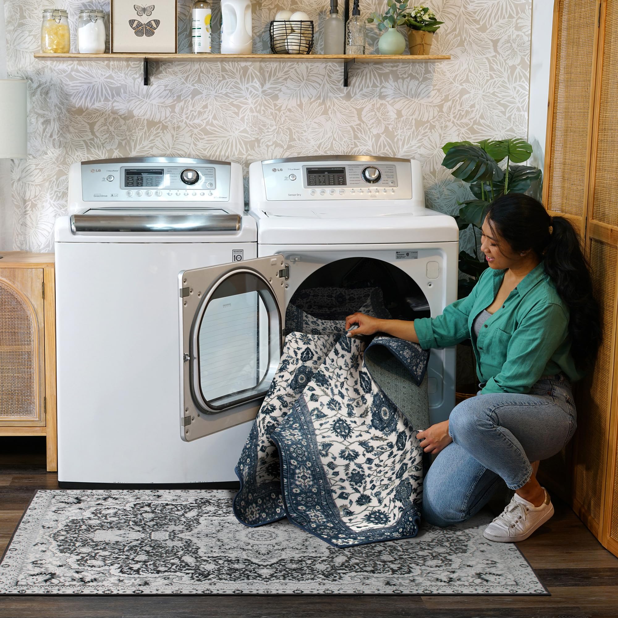 Buy My Magic Carpet Washable Rug - Stain Resistant, Waterproof