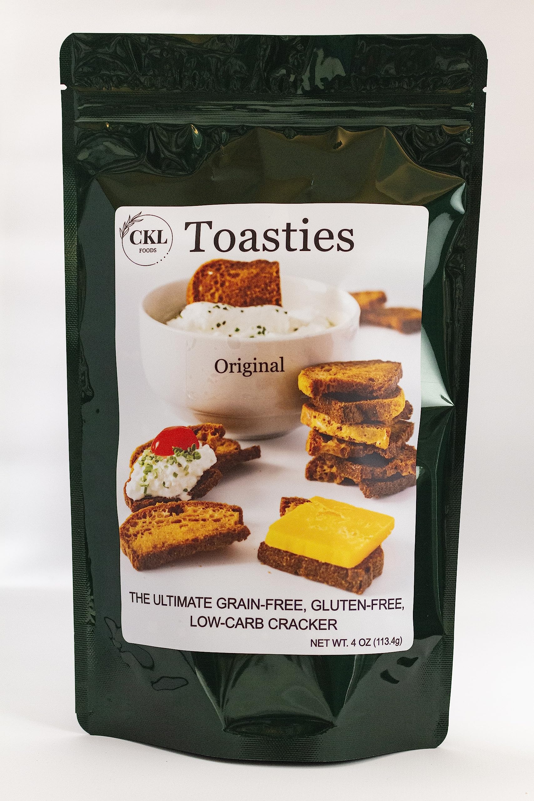 Toasties - The Ultimate Grain-Free, Gluten-Free, Low-Carb Cracker (Original)
