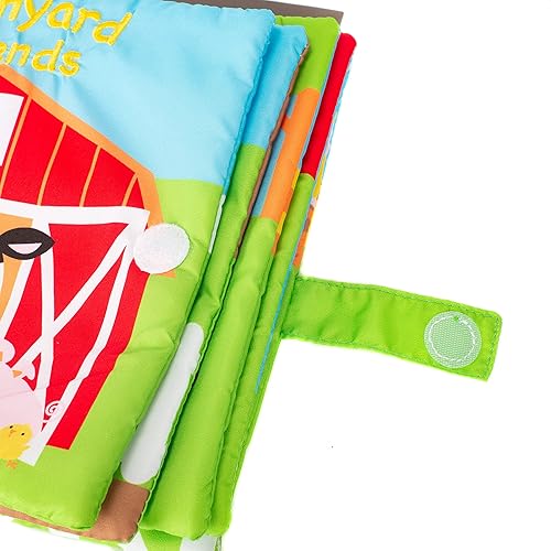 Miniatura 8 de DEMDACO Happy Barnyard Friends Corn Rustic Red - Libro musical para niños