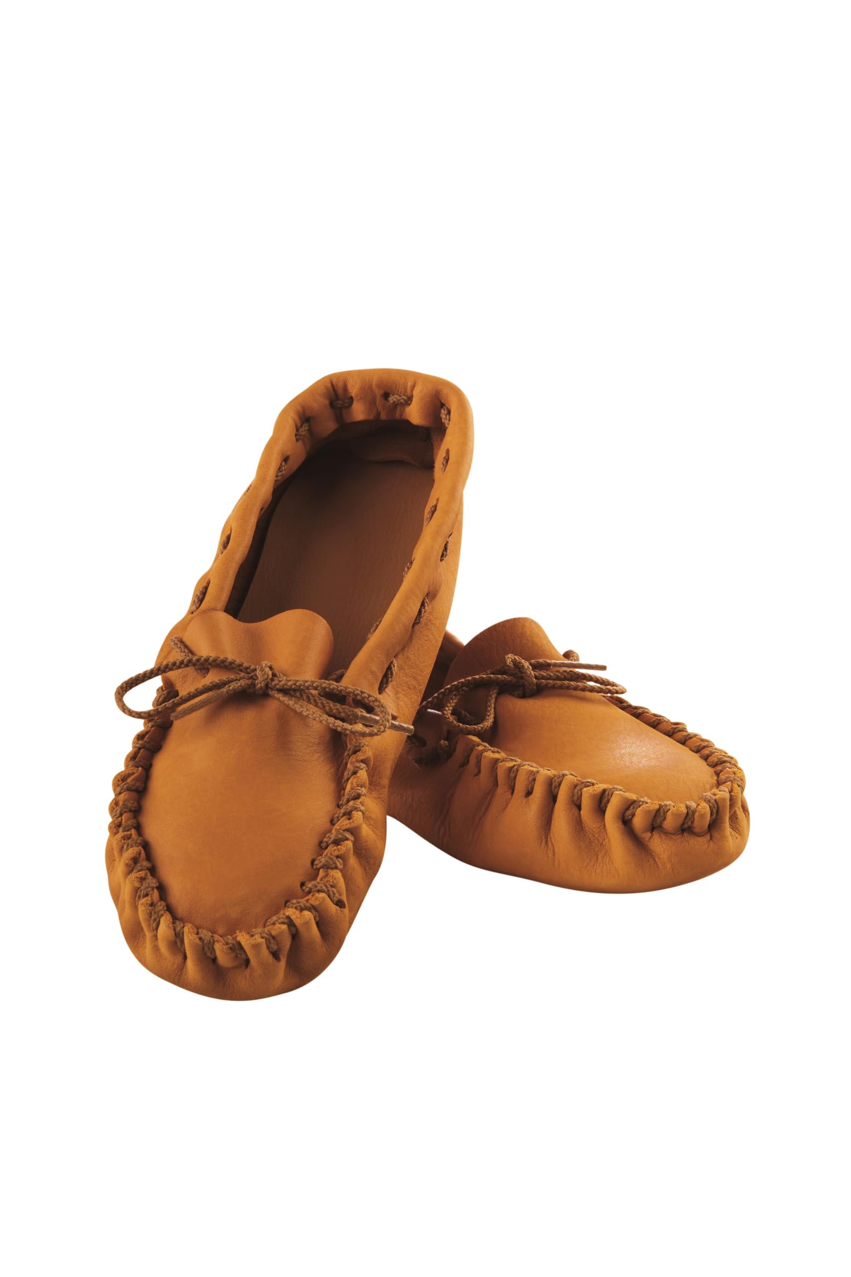 Realeather Crafts C4604-05 Mokassin-Lederhandwerksset für Erwachsene, Leder Deertan Rindsleder, Golden Tan, Size 12/13