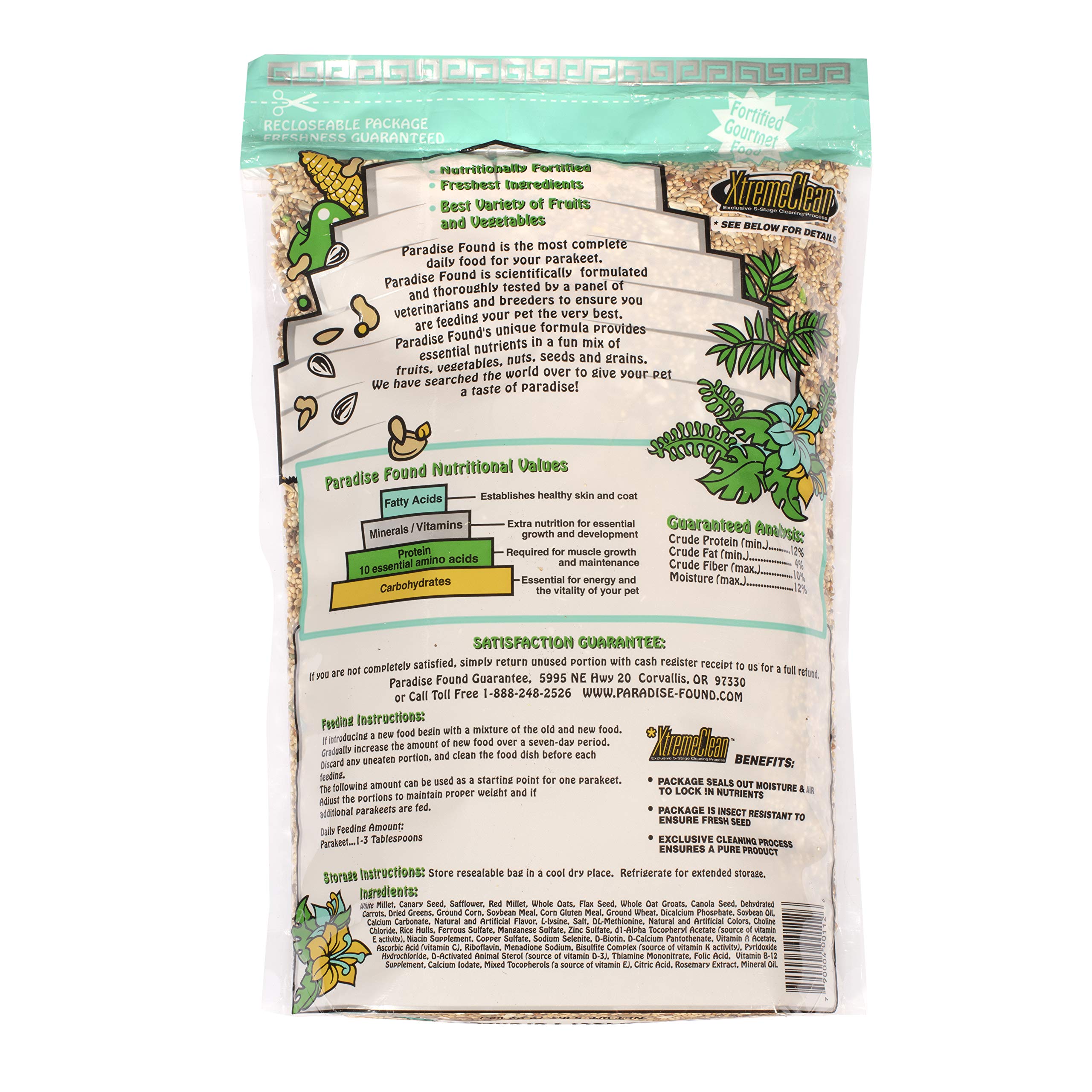 KAYTEE Forti-Diet Natural Dry Bird Food 2 lb. - Total Qty: 1