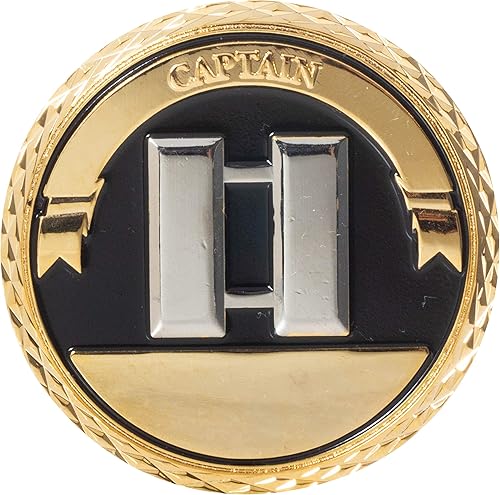 United States Army Captain Commissioned Officer Rank Challenge Coin