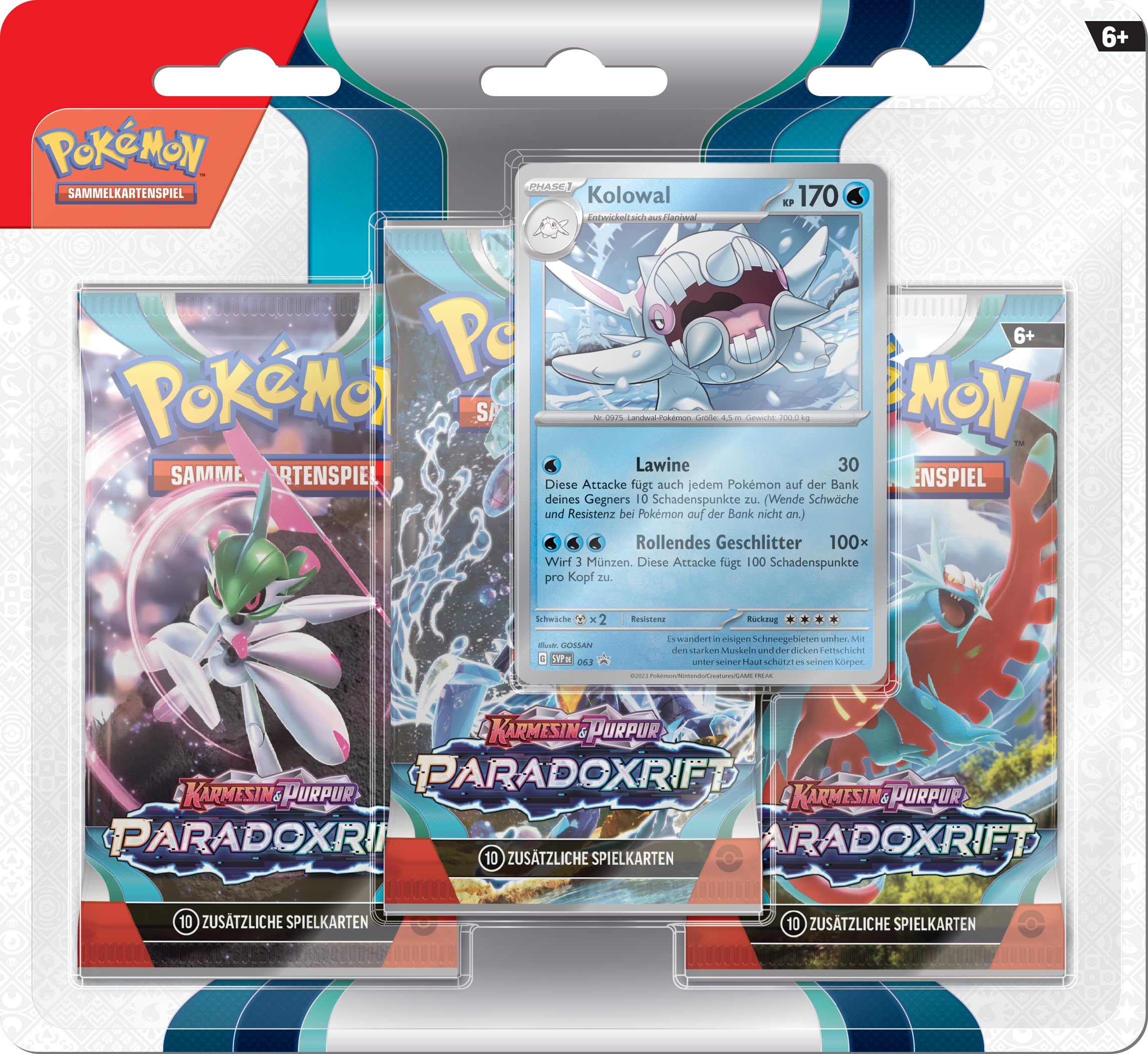 Pokémon Karmesin & Purpur Paradoxrift Blister Booster (deutsch Pokémon Karmesin & Purpur Paradoxrift Blister Booster (deutsch