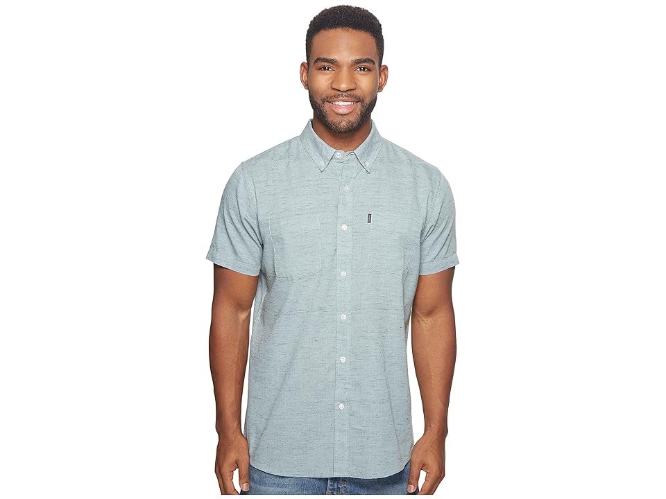 

Rip Curl Endy Short Sleeve Shirt (Aqua) Men's Clothing