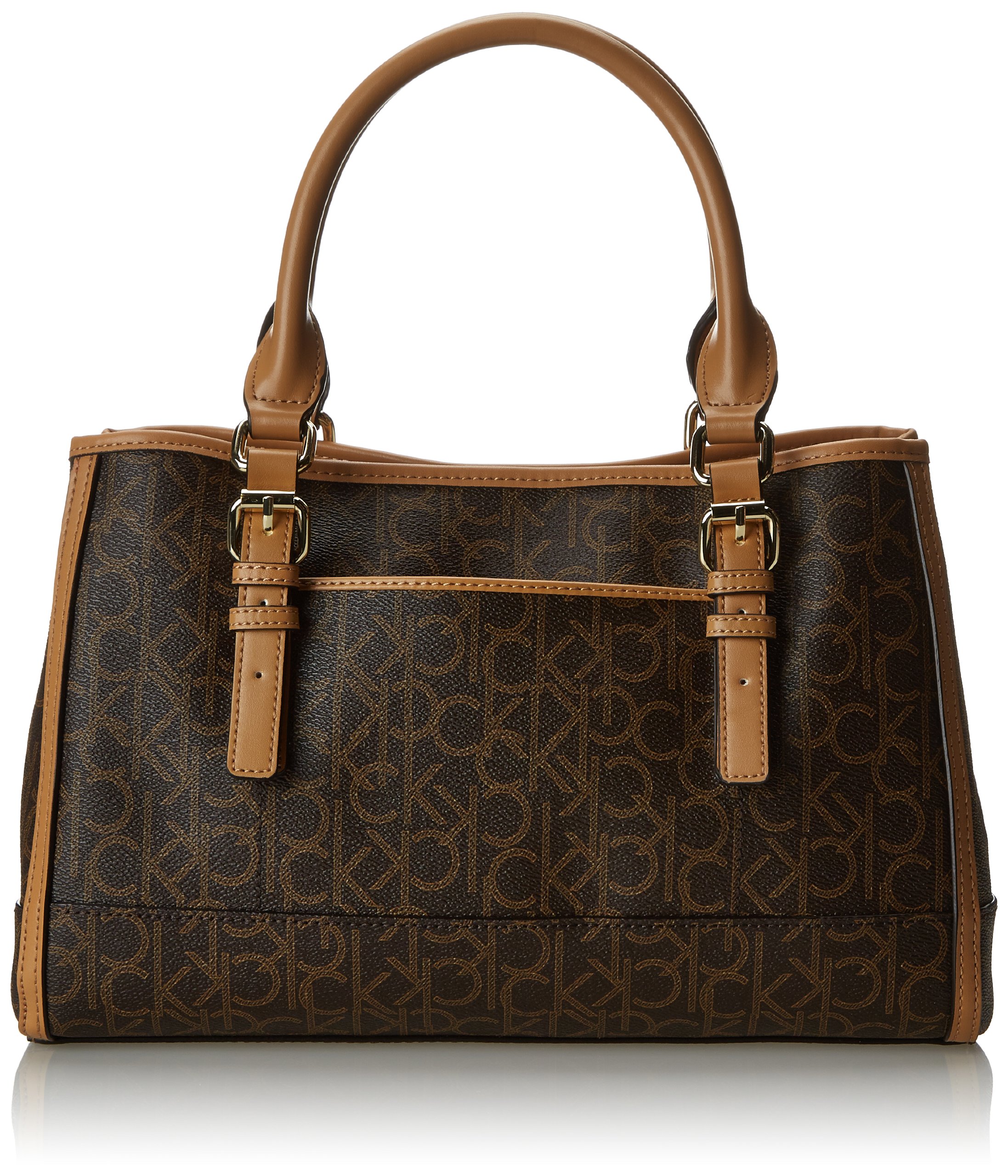 Calvin Klein Hudson MoNogram Satchel Top Handle Bag