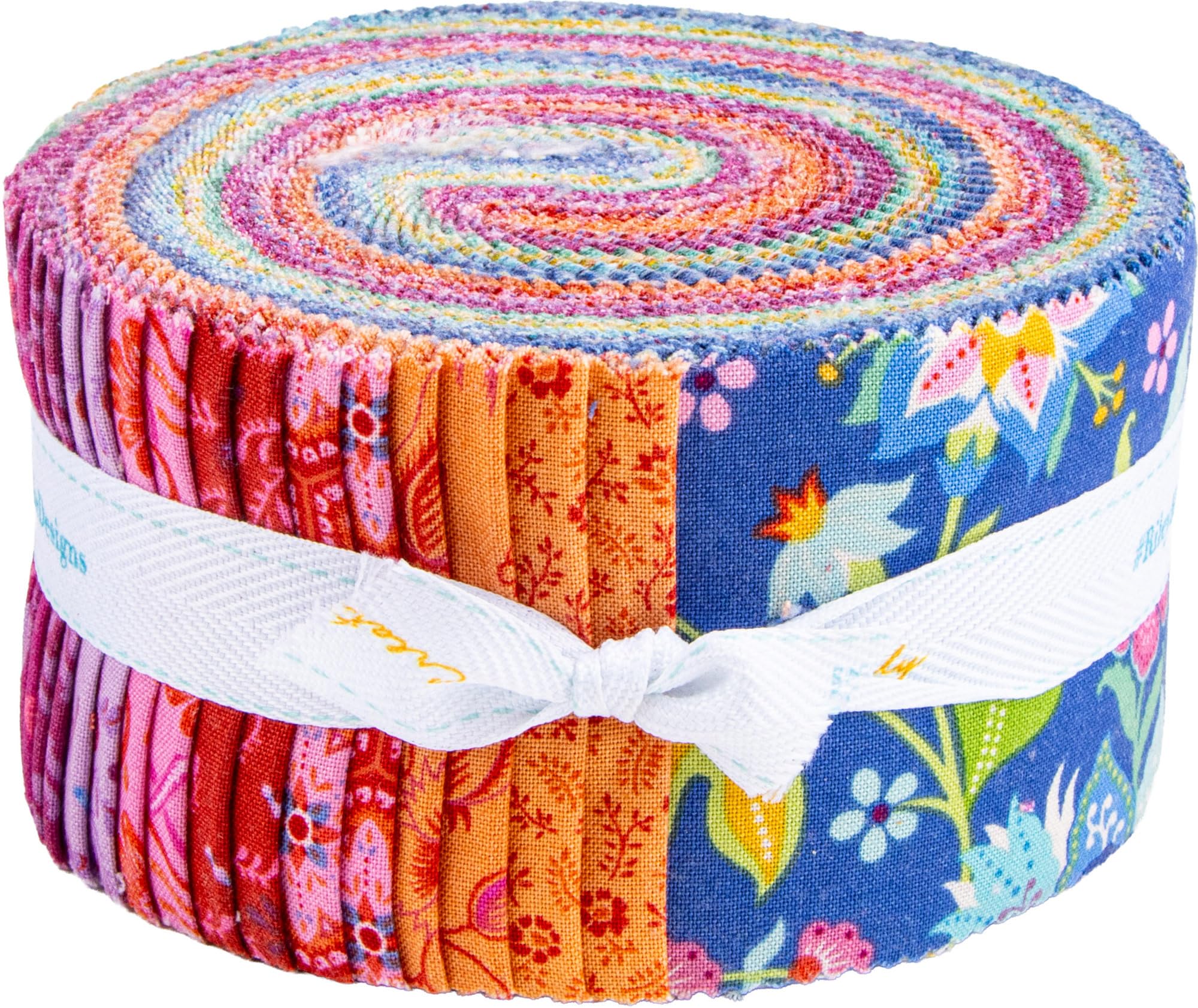 Lily Ashbury Kipling Gardens Rolie Polie 40 2.5-inch Strips Jelly Roll Riley Blake RP-17880-40