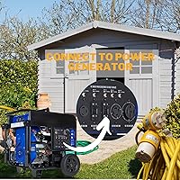 Vista 6 de Sintron NEMA L6-30P - Enchufe de bloqueo giratorio de 30 amperios, 250 voltios, 2 polos, 3 cables, listado ETL, conector de bloqueo de enchufe macho