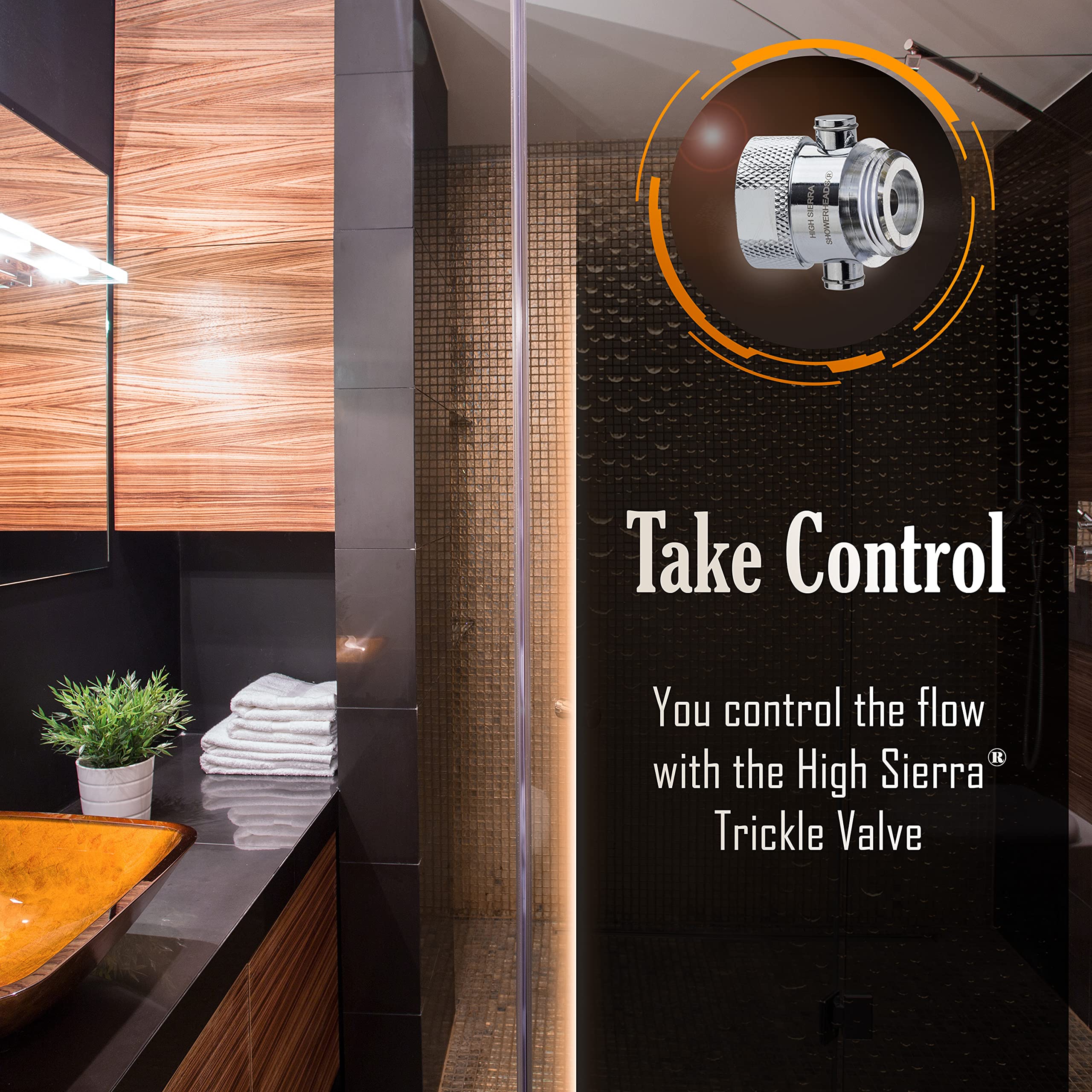 Buy Shower Head Shut Off Valve (SHUTS OFF FLOW TO A TRICKLE) Plumbing