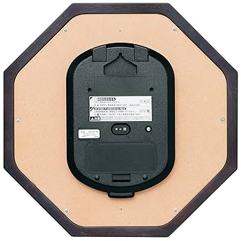 Amazon.co.jp: セイコークロック 掛け時計 電波 アナログ 八角型