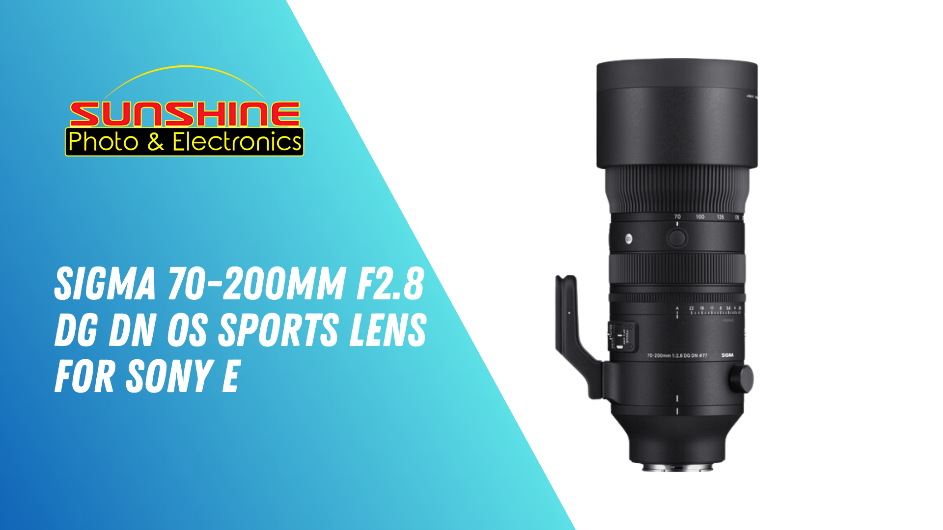 SIGMA 70-200mm F2.8 DG DN OS Eマウント SONY用 Amazon.com : Sigma 70-200mm f/2.8 DG DN OS Sports Lens for Sony E
