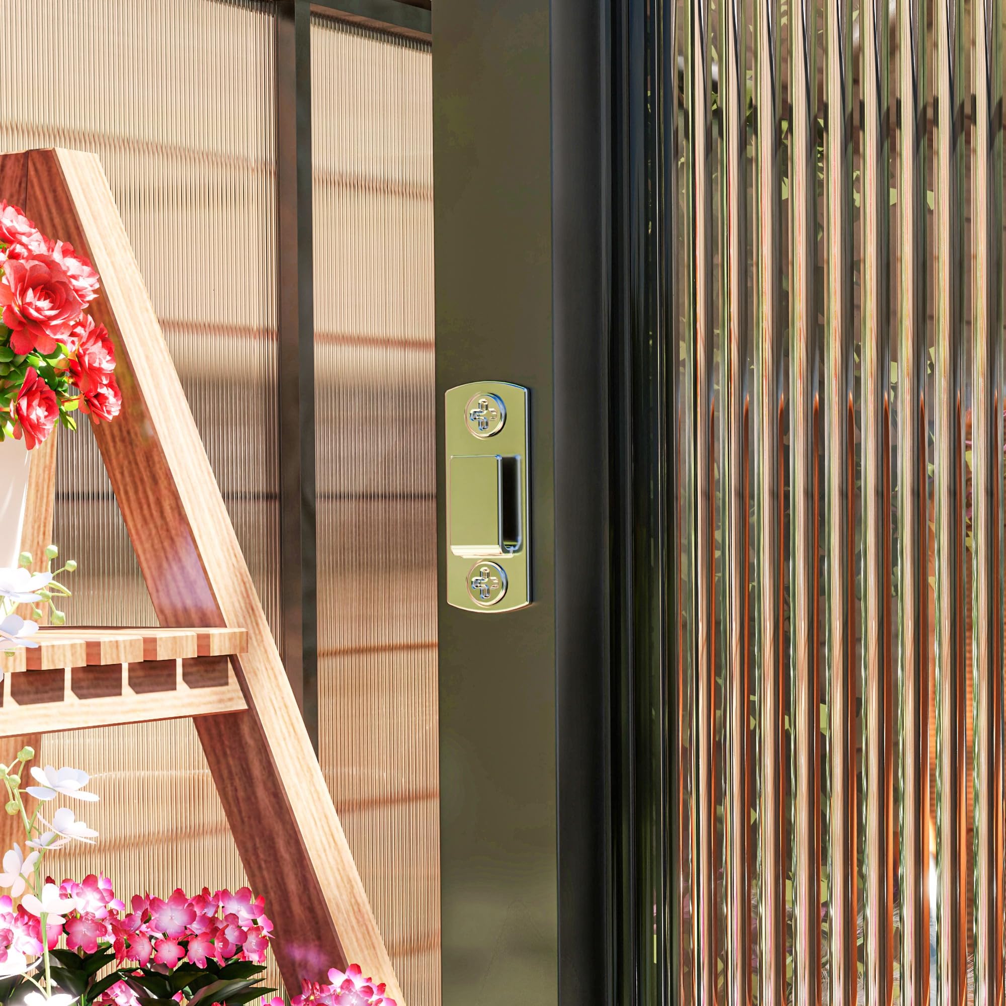 Outsunny Serre de Jardin en Aluminium Polycarbonate, Serre avec fenêtres supérieures réglables, Porte battante, abri extérieur résistant aux intempéries pour Plante Fleur, 303x183x195 cm, Transparent