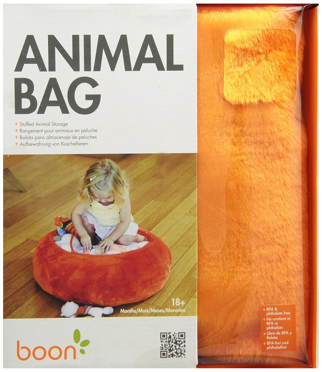 Boon Animal Bag Stuffed Animal Storage Blue Amazon.in Home & Kitchen