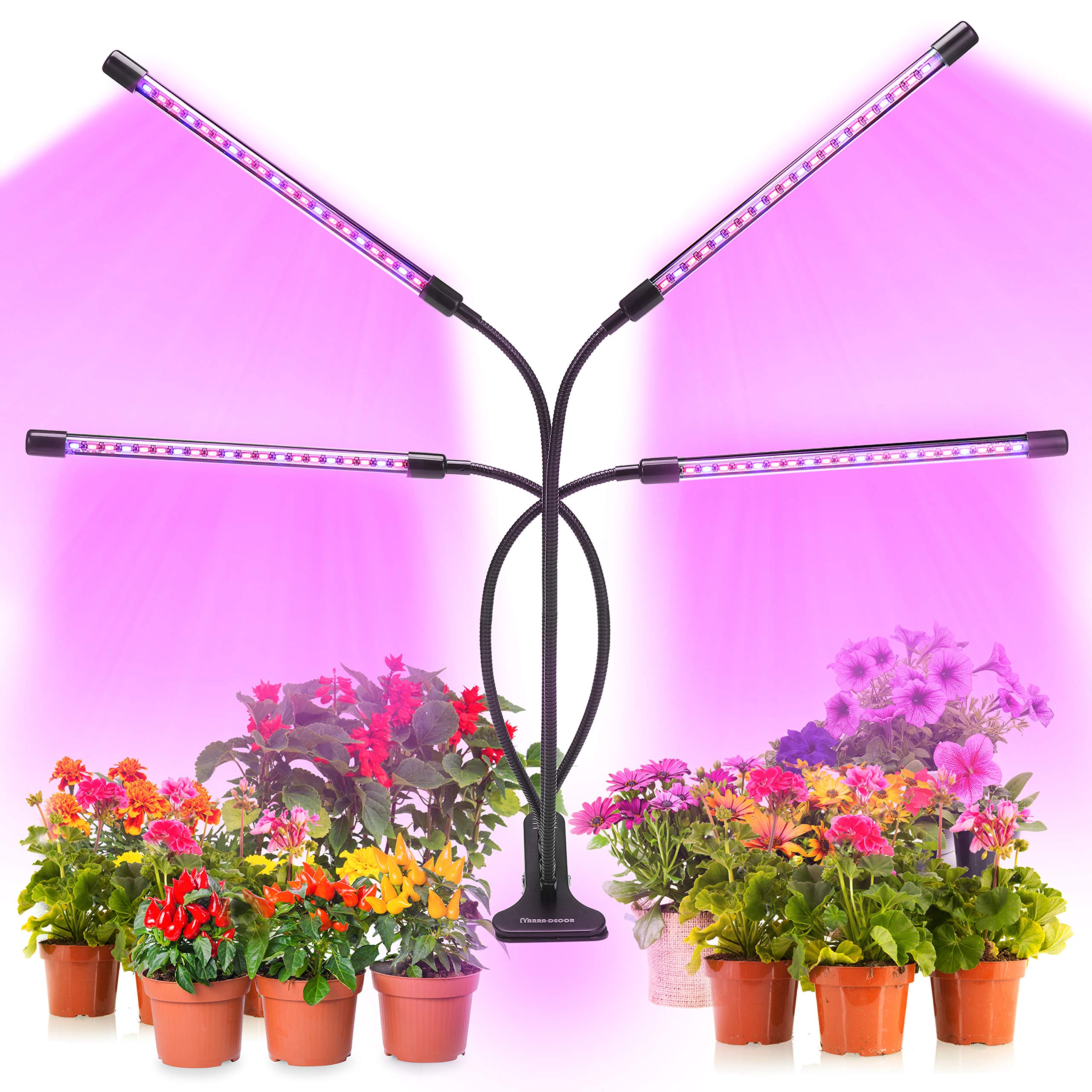 Buy LED Grow Lights for Indoor s Yarra Decor Adjustable 9 Dimmable