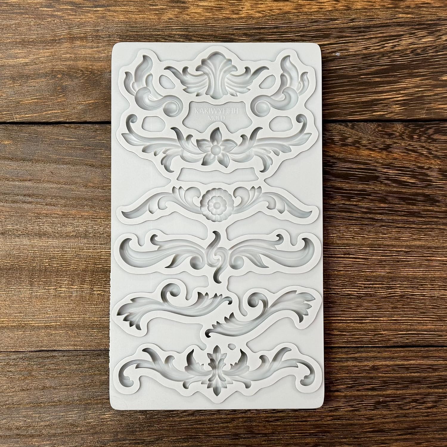Redesign Home Decor Moulds，Style B，Baroque Curlicues Scroll Lace，Sculpted Decoration ，Fondant,Sugar Craft,Cake Decorating, Epoxy Resin Silicone,Baking DIY,Craft,Soap,Polymer Clay，Molds