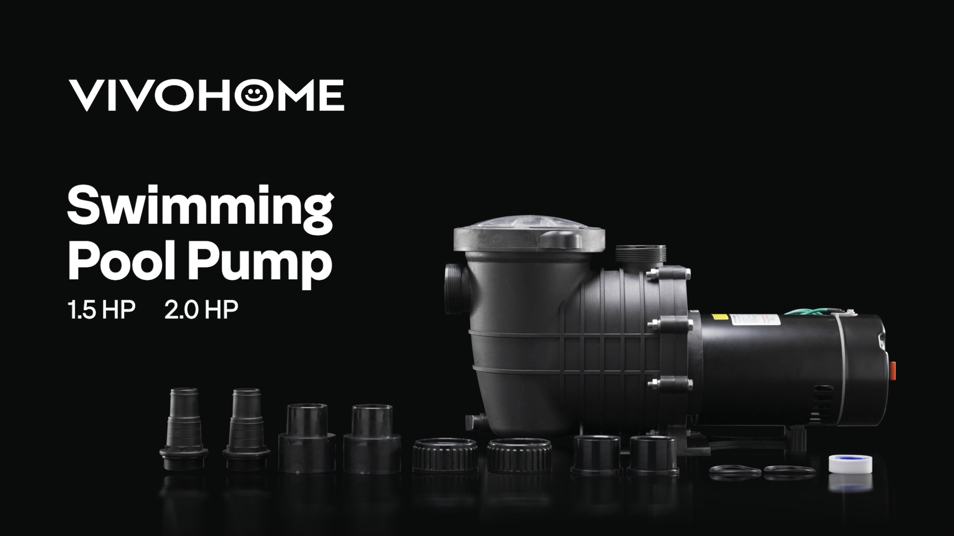 Amazon.com : VIVOHOME 1.5 HP 6027 GPH Powerful Copper Motor Self