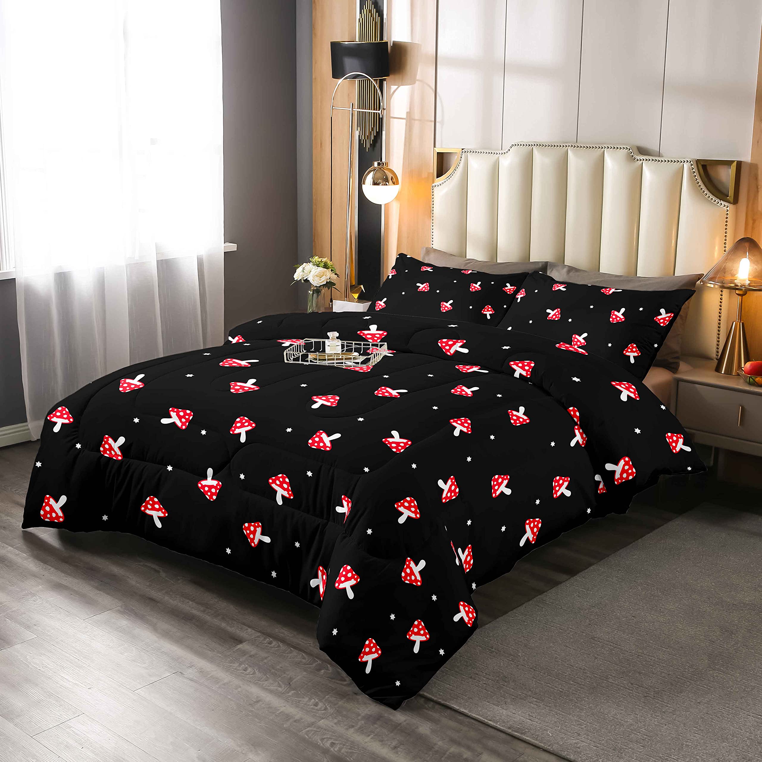 Feelyou Cute Mushroom Bedding Set 